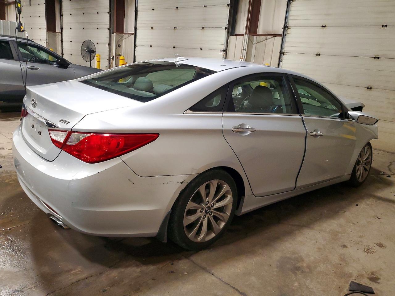 2012 Hyundai Sonata Se 2.0t Silver vin: 5NPEC4AB5CH486686