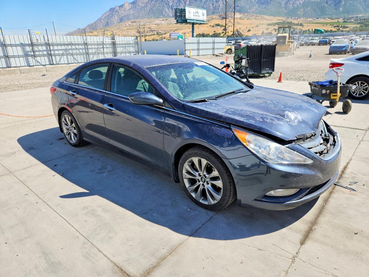 2013 Hyundai Sonata Gls Серый vin: 5NPEC4AB5DH561159