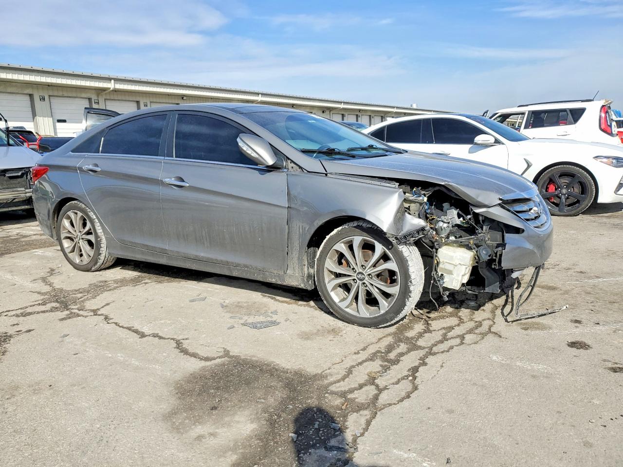 2013 Hyundai Sonata Gray vin: 5NPEC4AB5DH577913