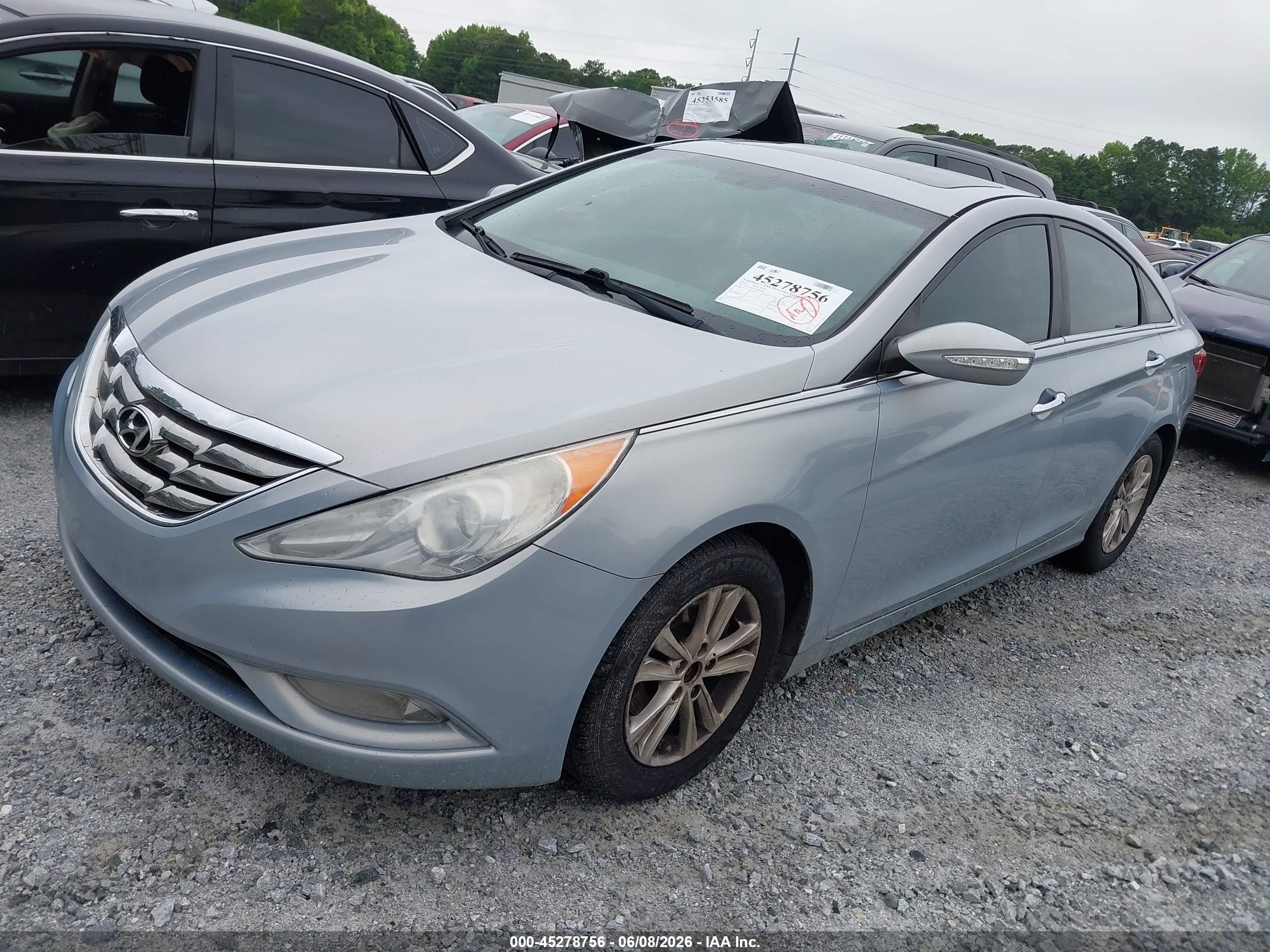 2013 Hyundai Sonata Limited 2.0t Серебряный vin: 5NPEC4AB5DH584361
