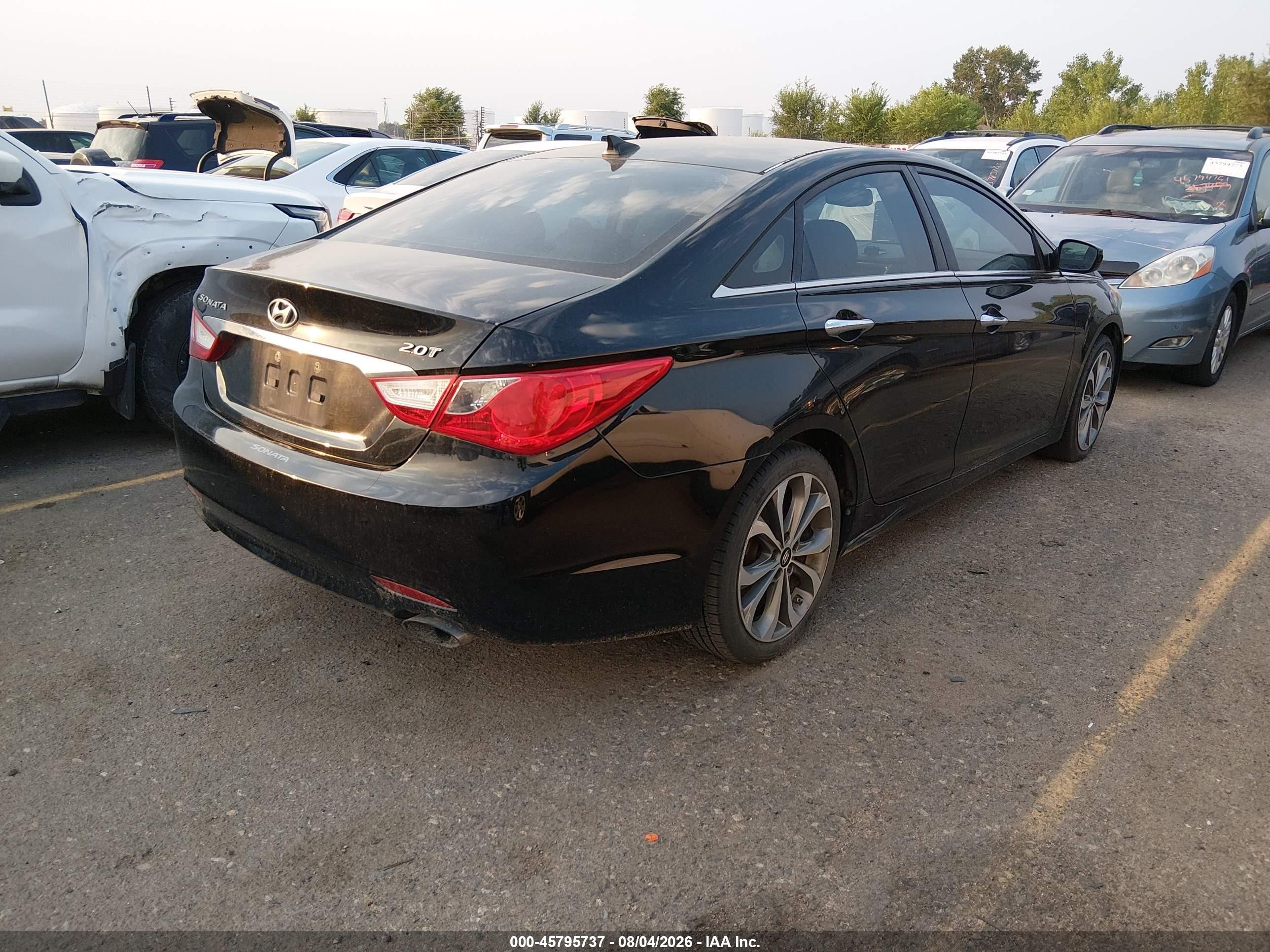 2013 Hyundai Sonata Se 2.0t Black vin: 5NPEC4AB5DH584473