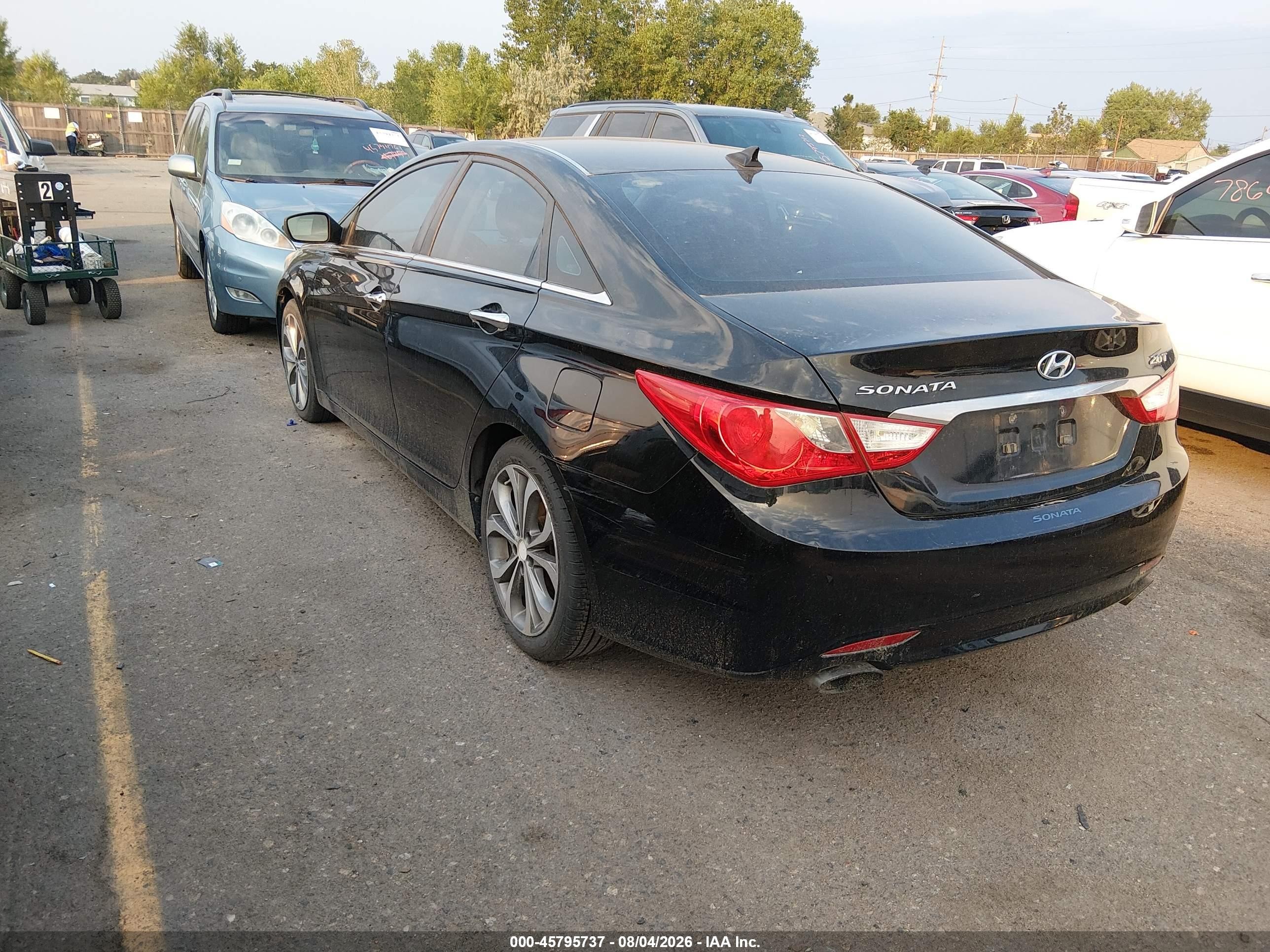2013 Hyundai Sonata Se 2.0t Black vin: 5NPEC4AB5DH584473