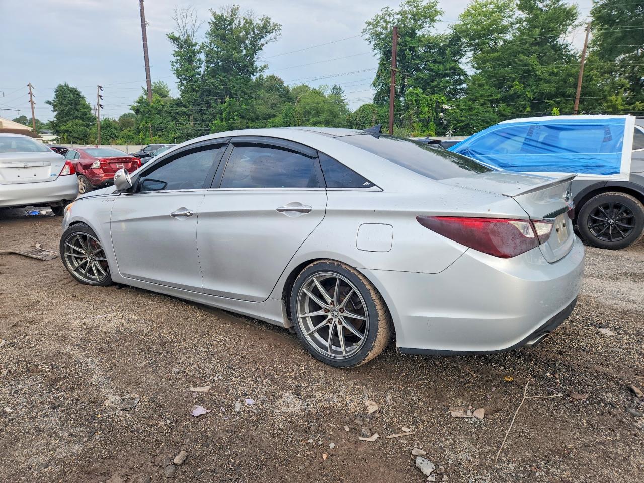 2013 Hyundai Sonata Limited 2.0t Silver vin: 5NPEC4AB5DH640671