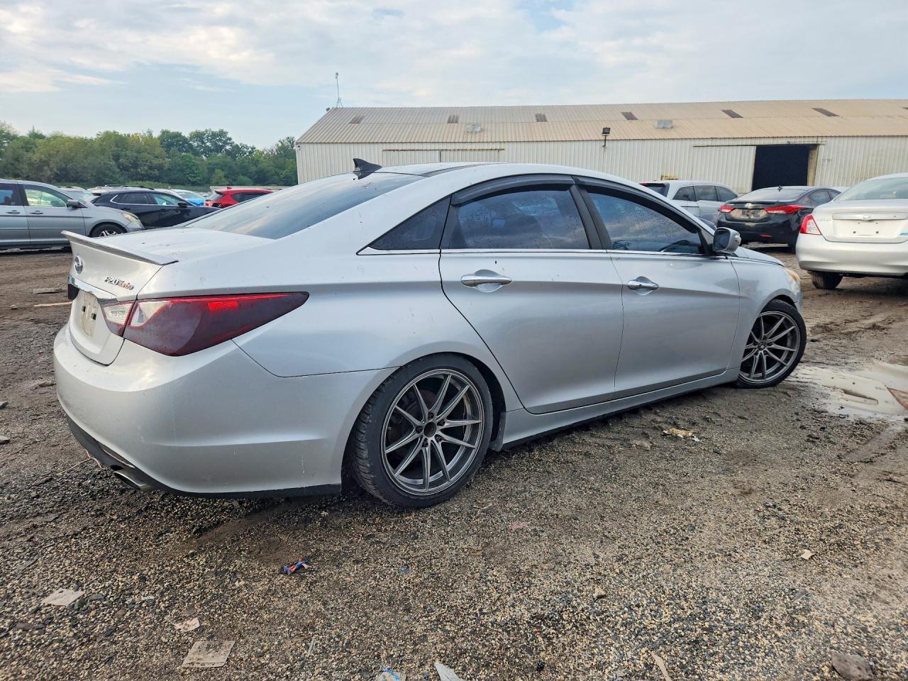 2013 Hyundai Sonata Limited 2.0t Silver vin: 5NPEC4AB5DH640671