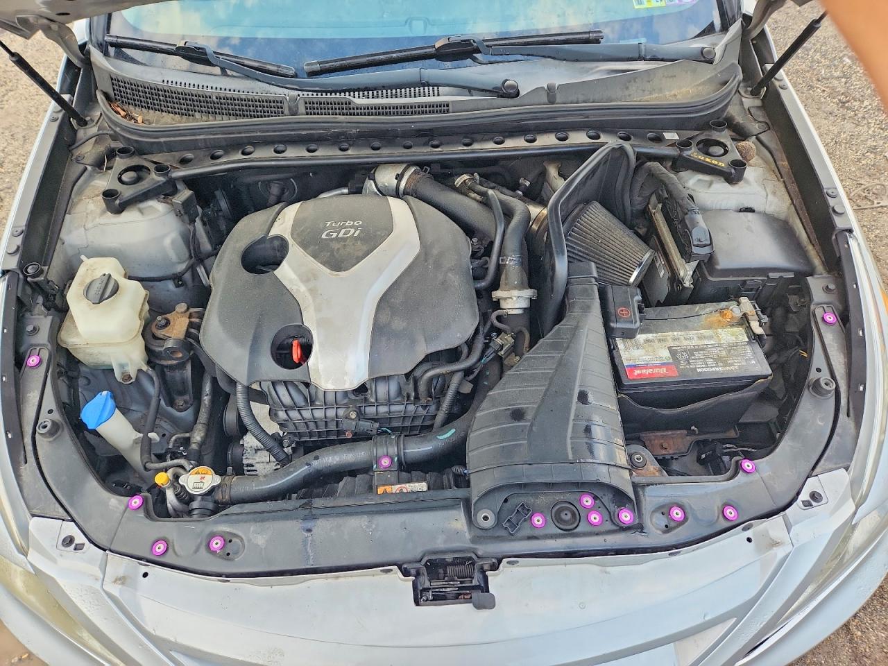 2013 Hyundai Sonata Limited 2.0t Silver vin: 5NPEC4AB5DH640671