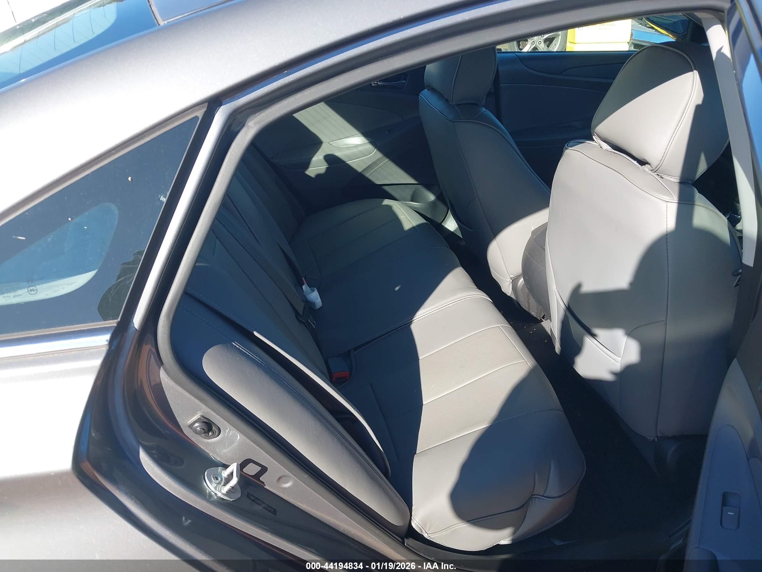 2013 Hyundai Sonata Se 2.0t Gray vin: 5NPEC4AB5DH656434