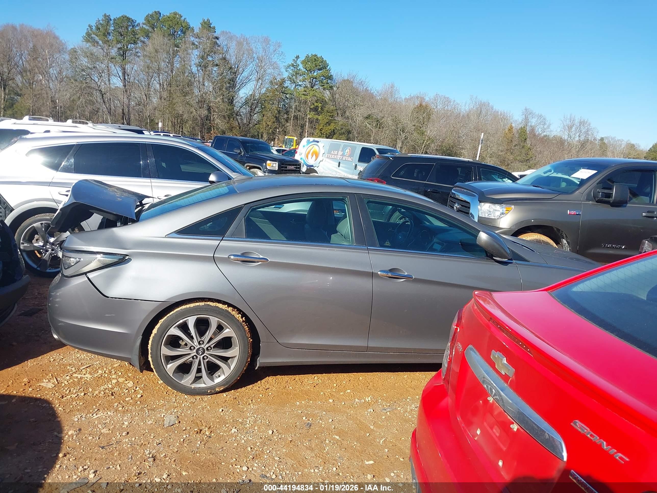 2013 Hyundai Sonata Se 2.0t Gray vin: 5NPEC4AB5DH656434