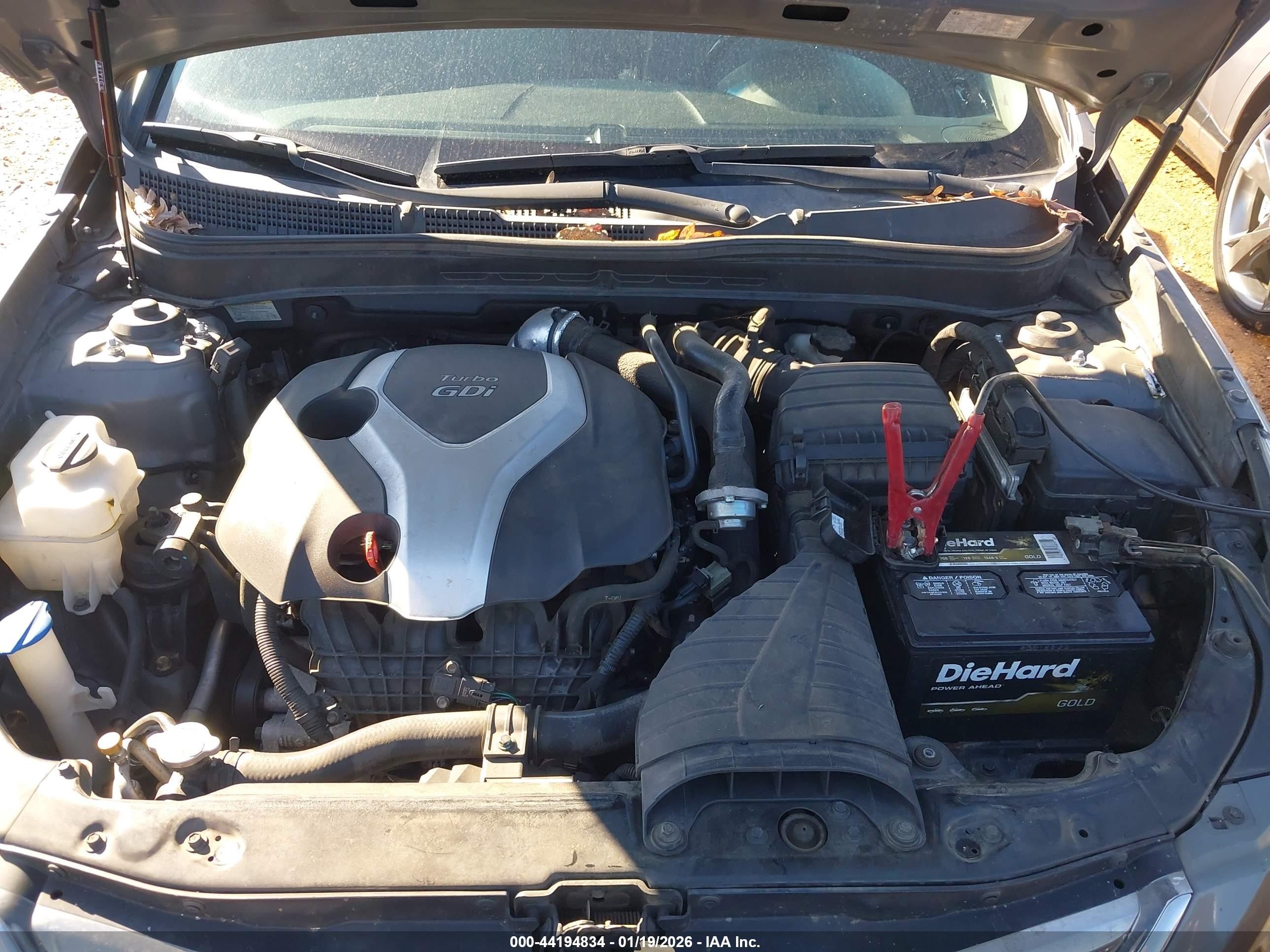 2013 Hyundai Sonata Se 2.0t Gray vin: 5NPEC4AB5DH656434