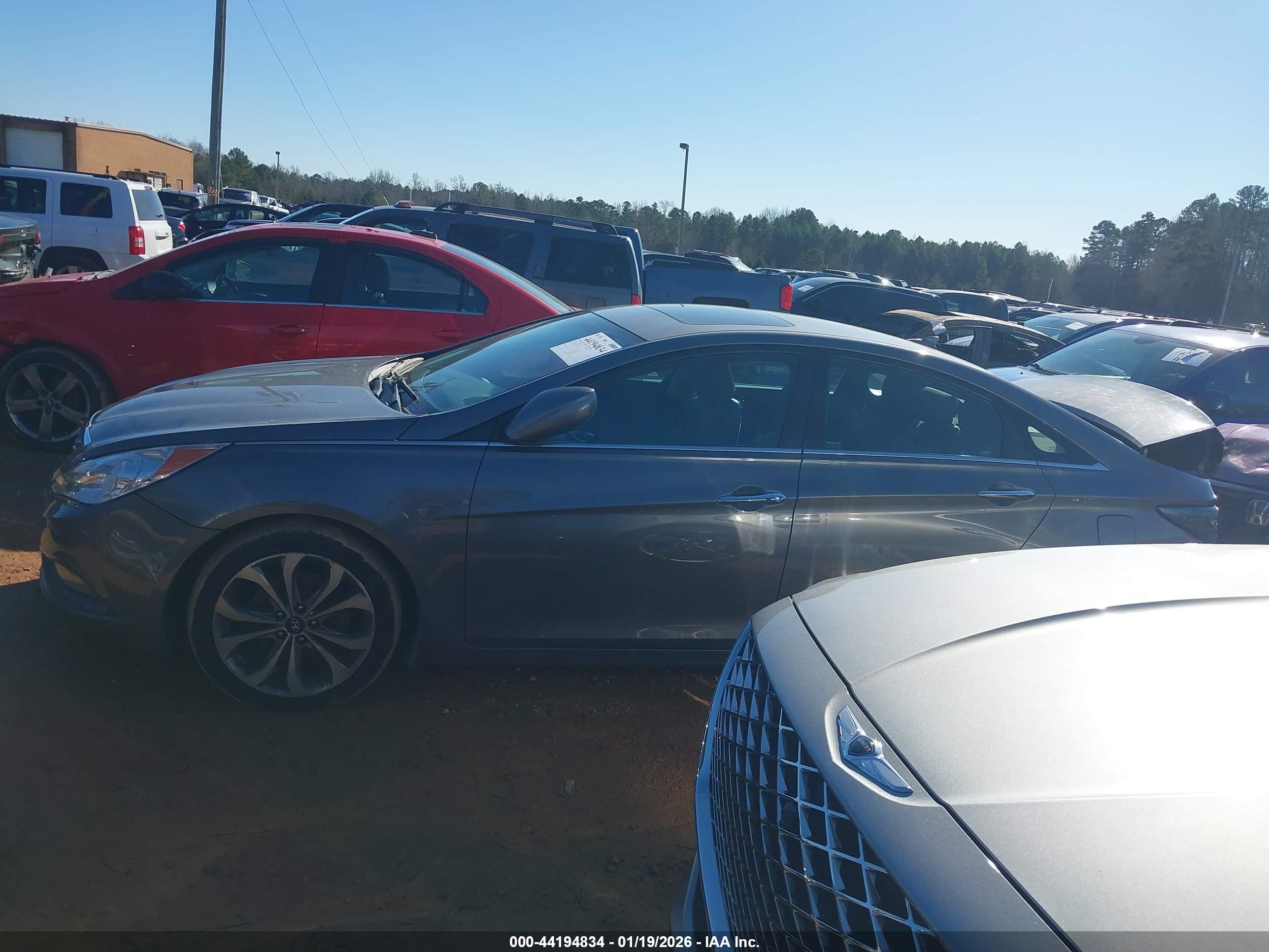 2013 Hyundai Sonata Se 2.0t Gray vin: 5NPEC4AB5DH656434
