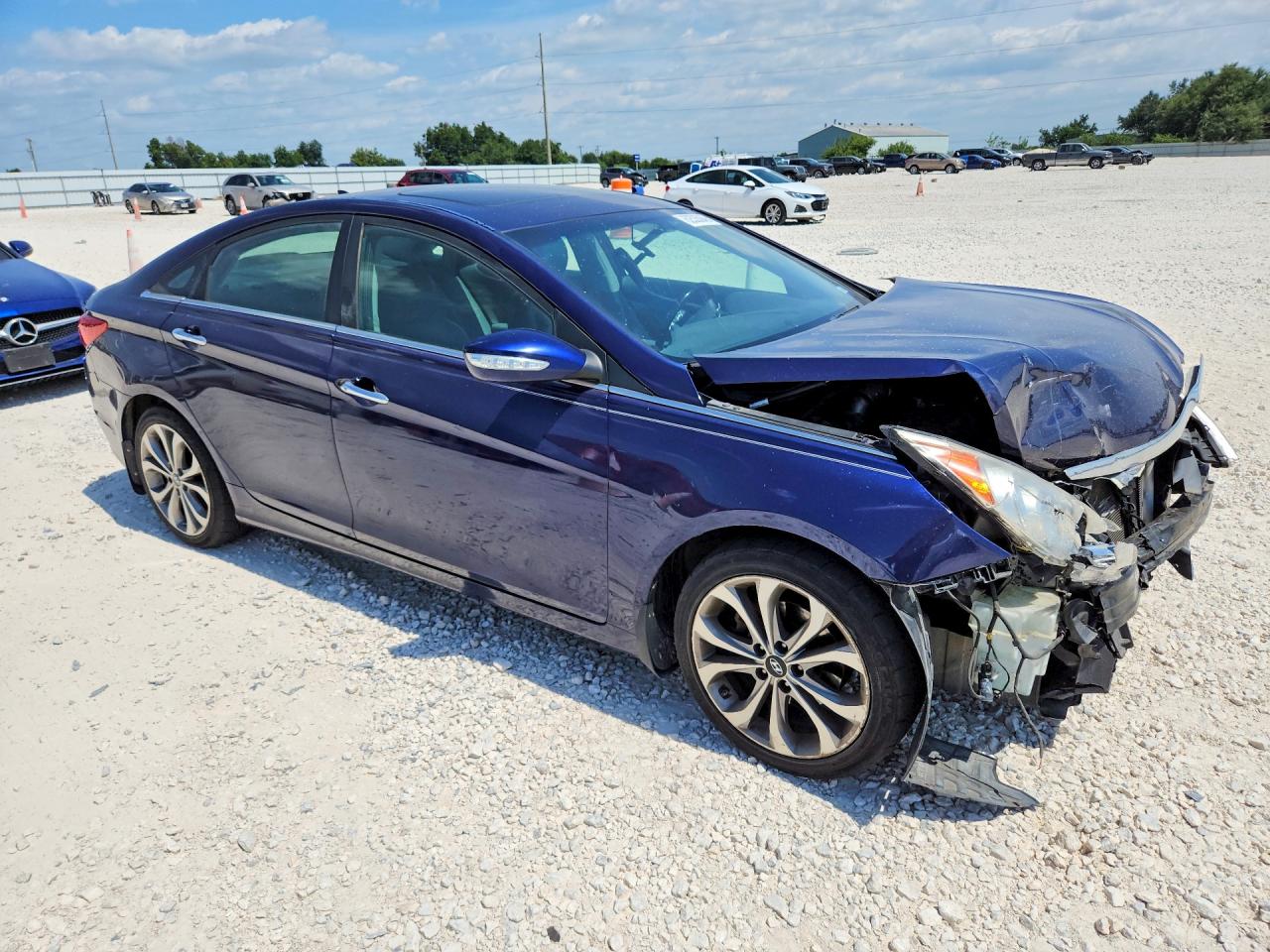2013 Hyundai Sonata Limited 2.0t Blue vin: 5NPEC4AB5DH657261