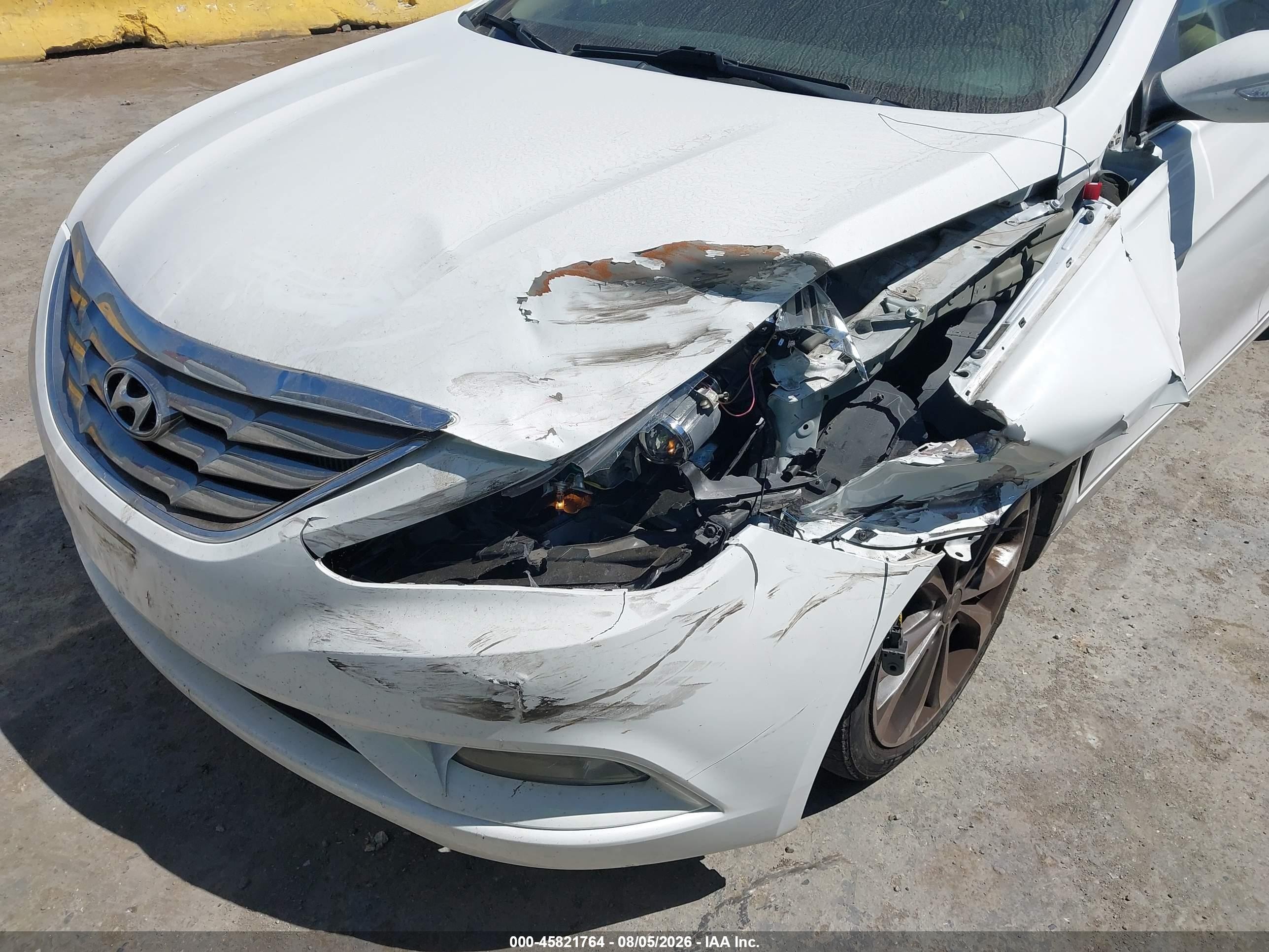 2013 Hyundai Sonata Limited 2.0t White vin: 5NPEC4AB5DH660290