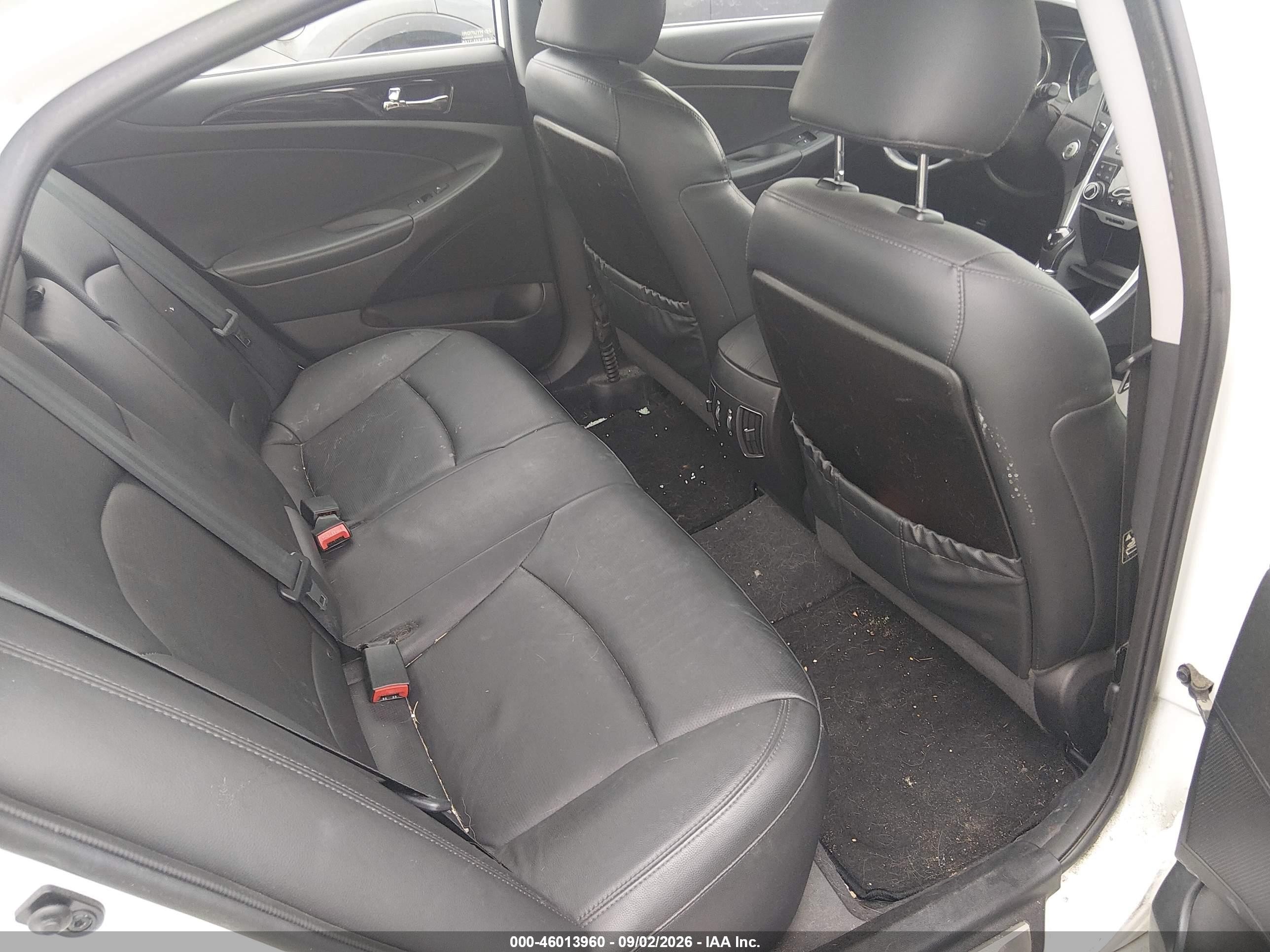 2013 Hyundai Sonata Limited 2.0t White vin: 5NPEC4AB5DH718589