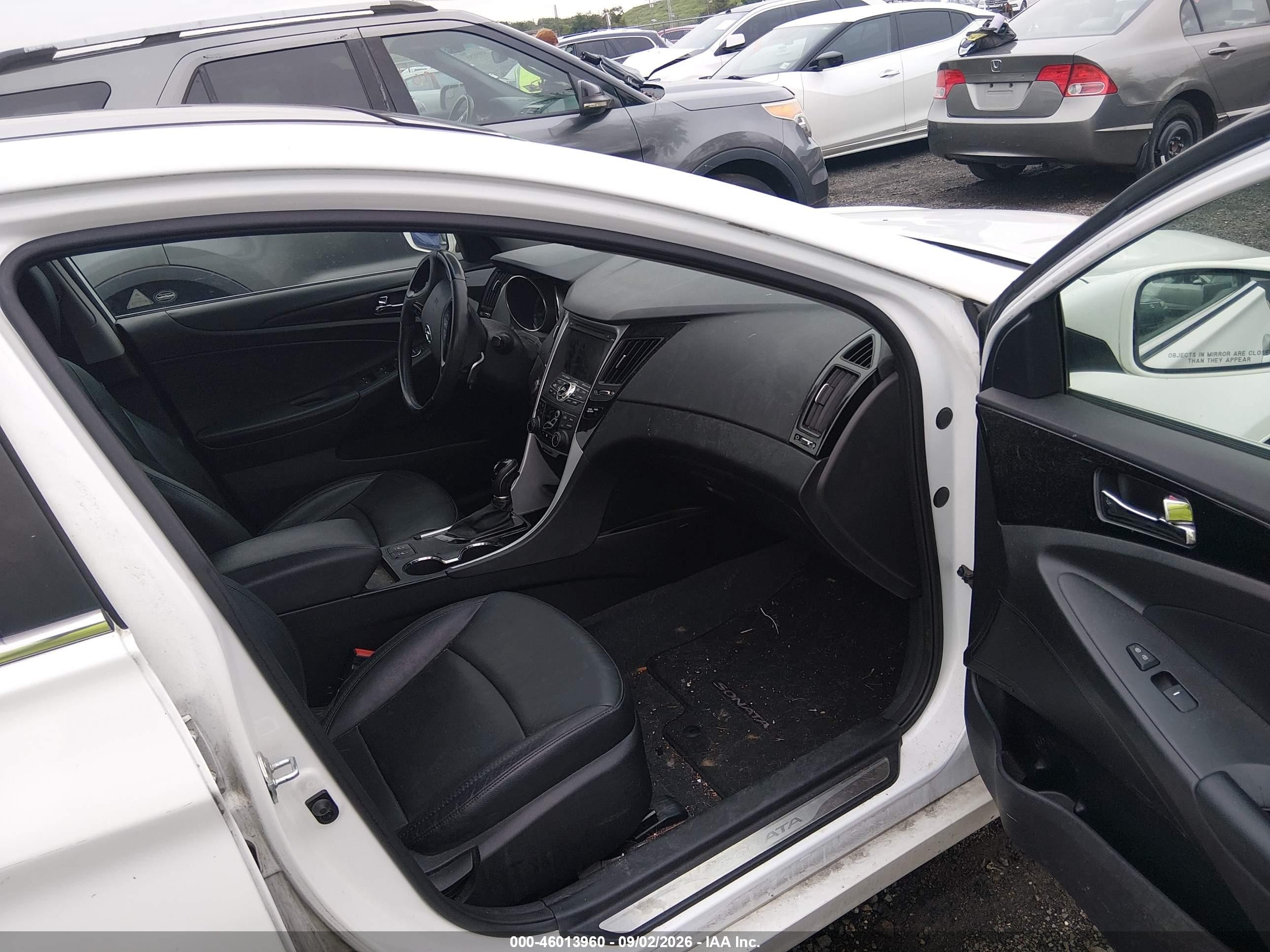 2013 Hyundai Sonata Limited 2.0t White vin: 5NPEC4AB5DH718589