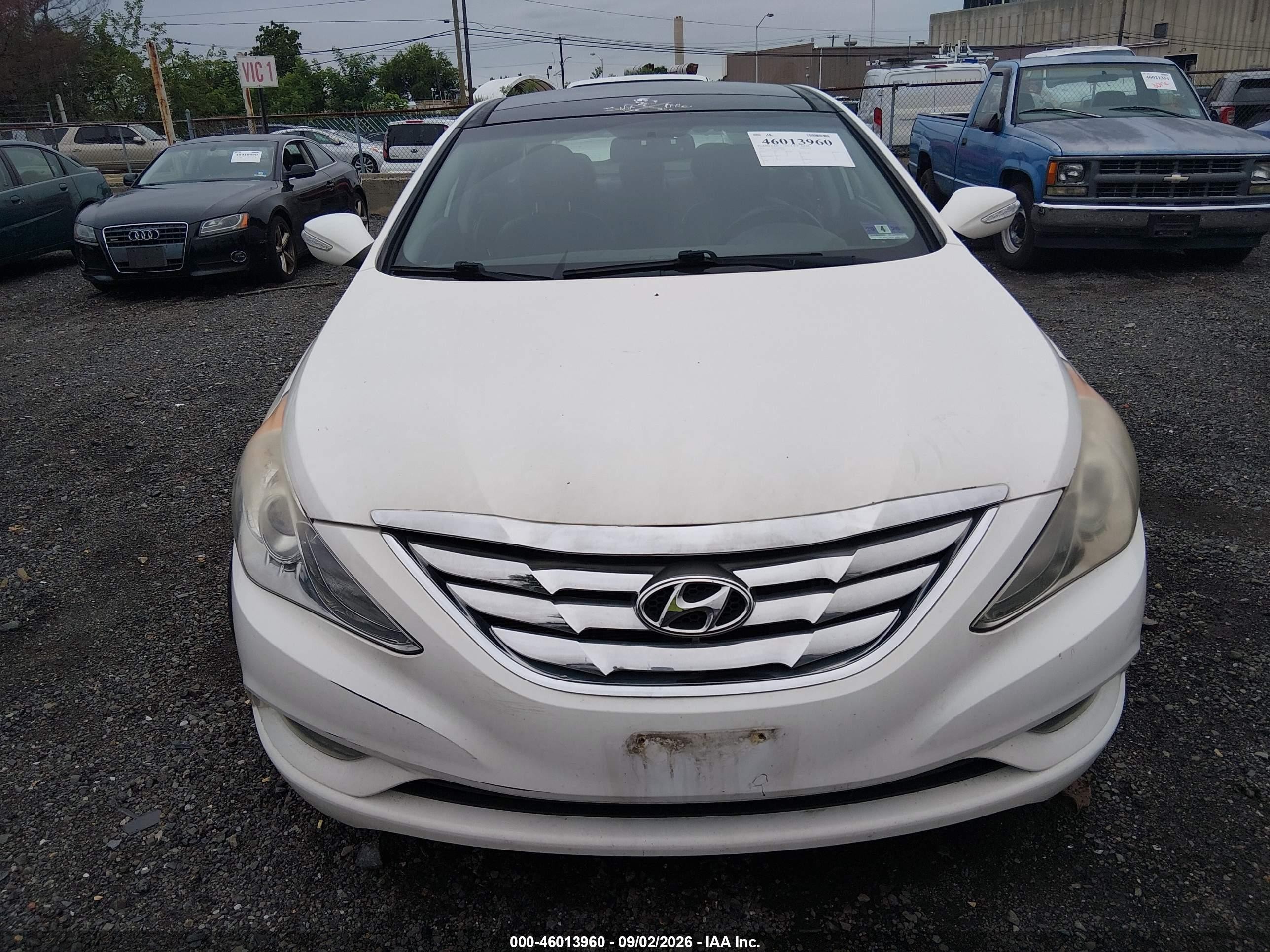 2013 Hyundai Sonata Limited 2.0t White vin: 5NPEC4AB5DH718589