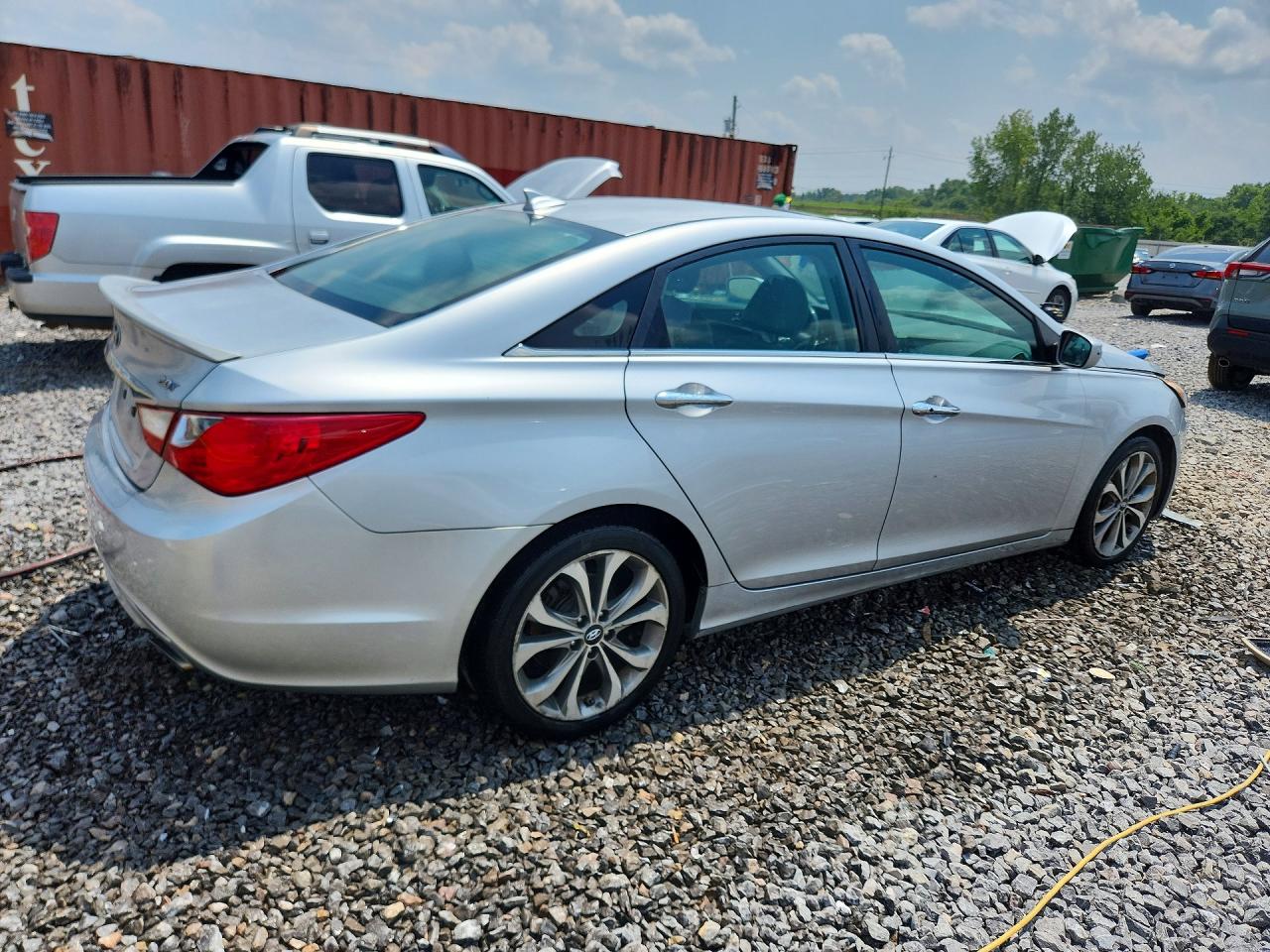 2013 Hyundai Sonata Silver vin: 5NPEC4AB5DH748689