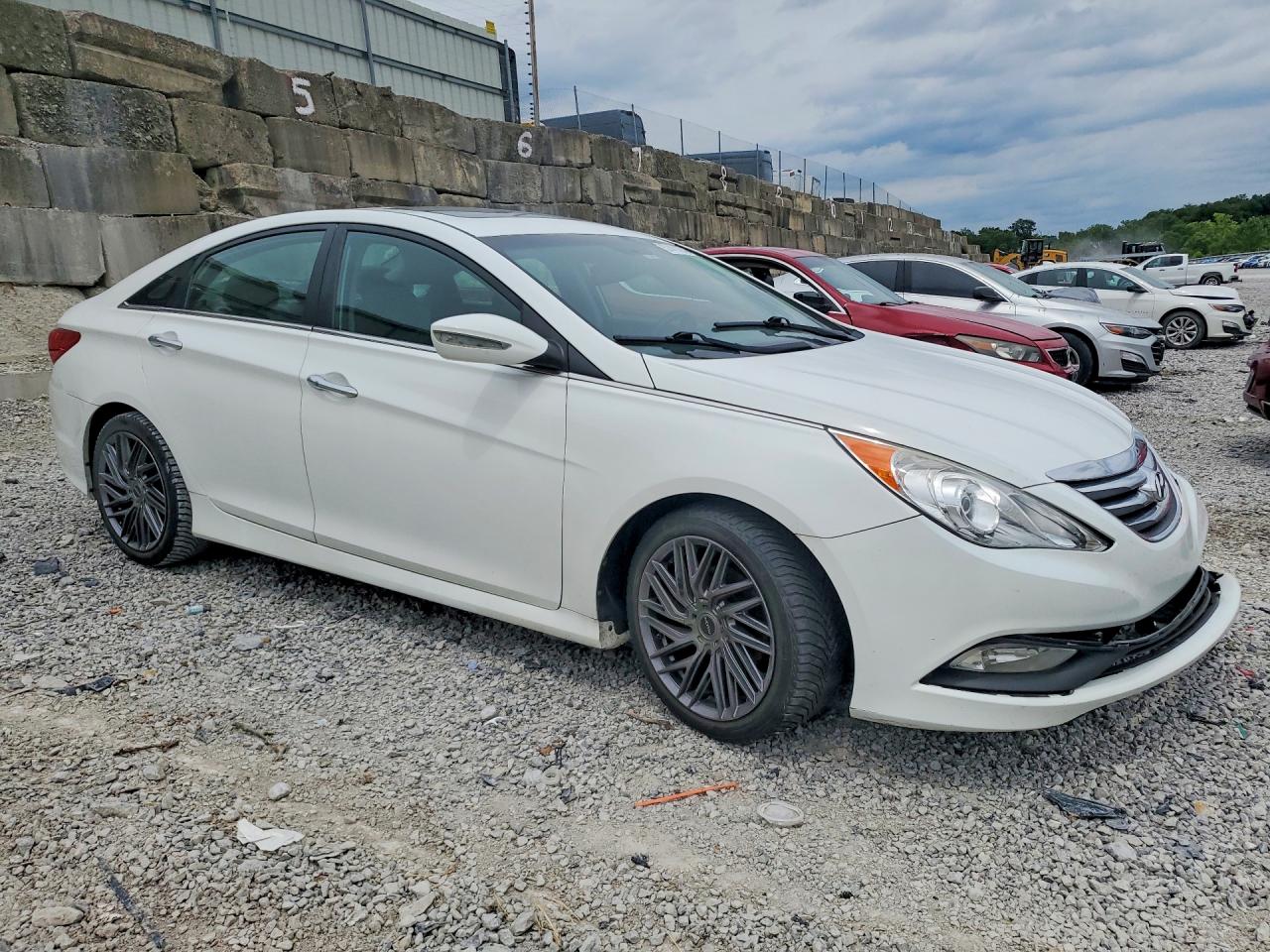 2014 Hyundai Sonata Limited 2.0t White vin: 5NPEC4AB5EH848003