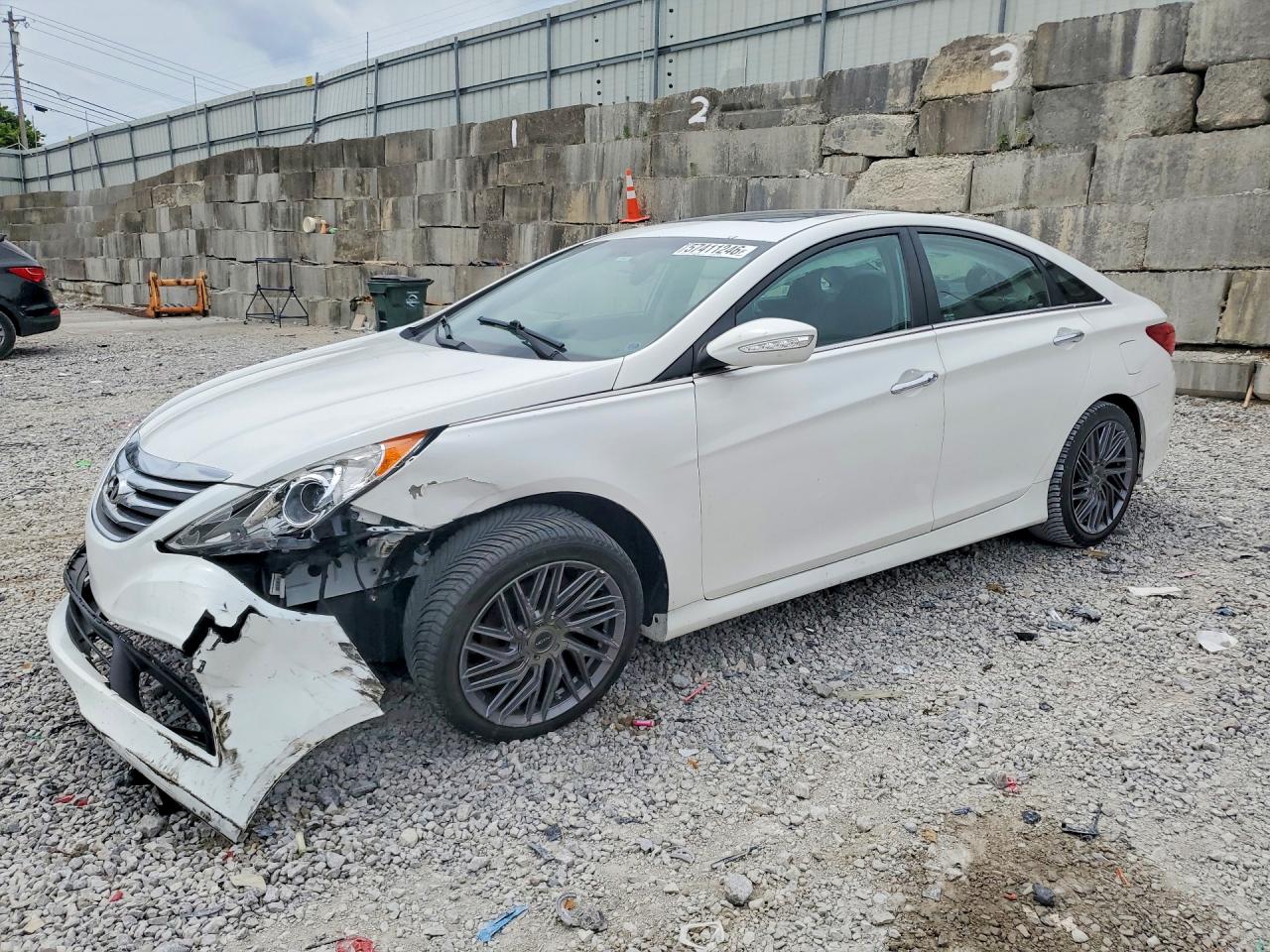 2014 Hyundai Sonata Limited 2.0t White vin: 5NPEC4AB5EH848003