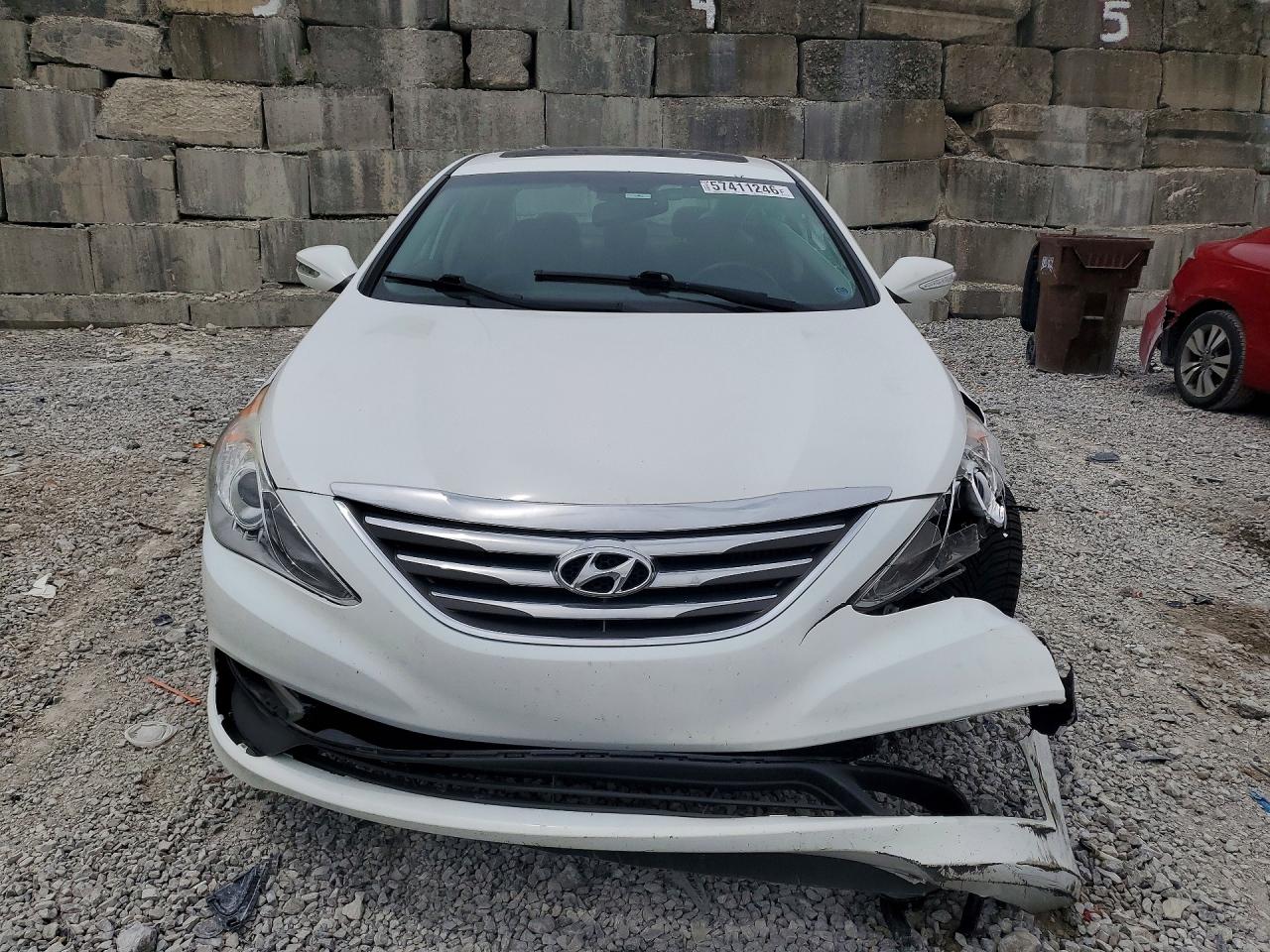 2014 Hyundai Sonata Limited 2.0t White vin: 5NPEC4AB5EH848003