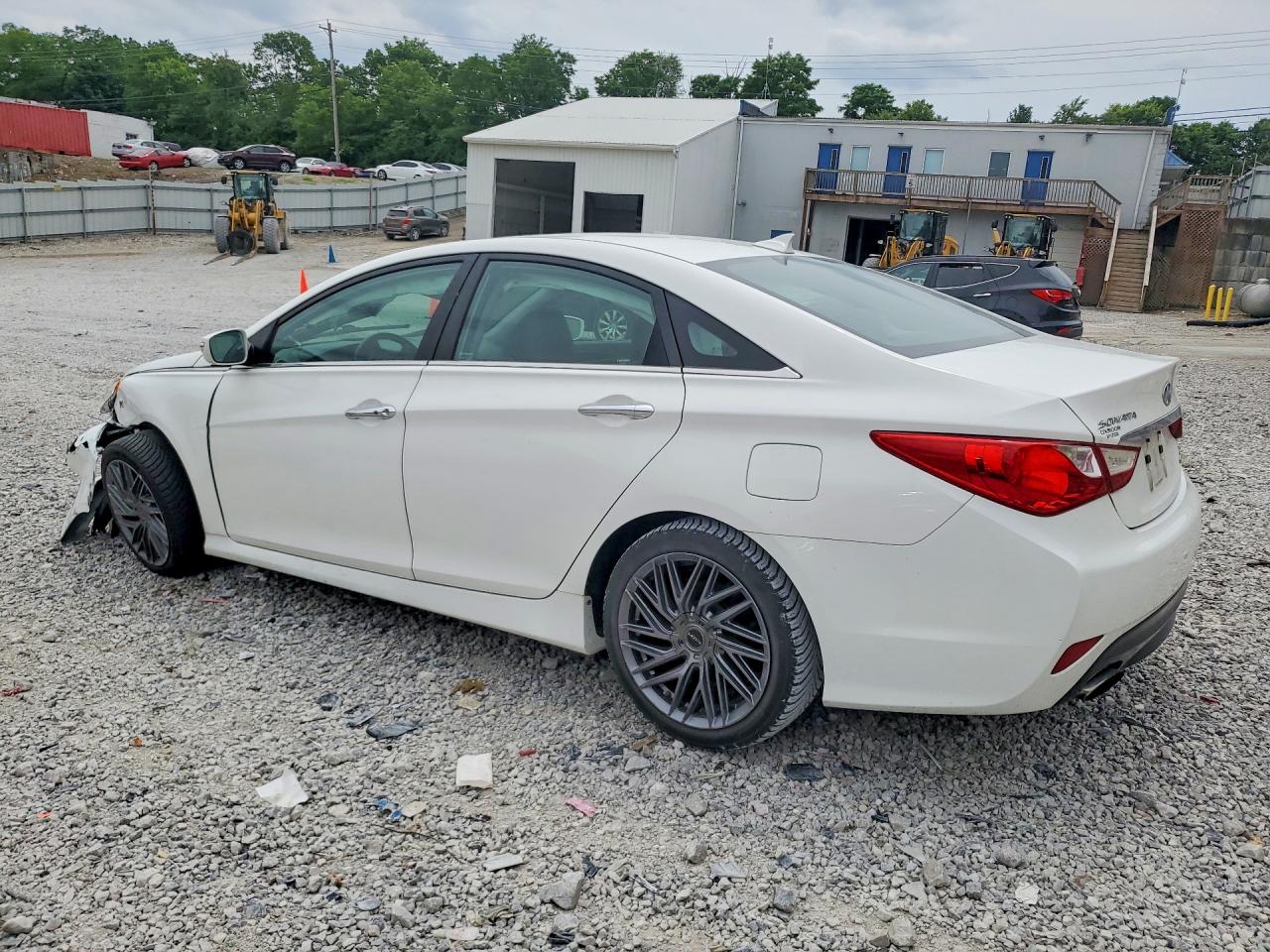 2014 Hyundai Sonata Limited 2.0t White vin: 5NPEC4AB5EH848003