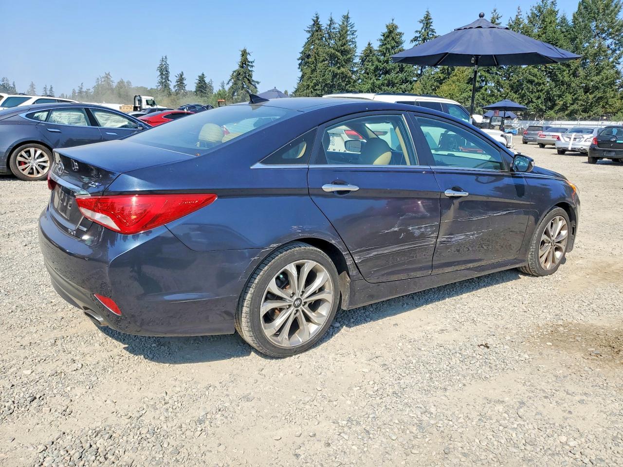 2014 Hyundai Sonata Limited 2.0t Blue vin: 5NPEC4AB5EH852603