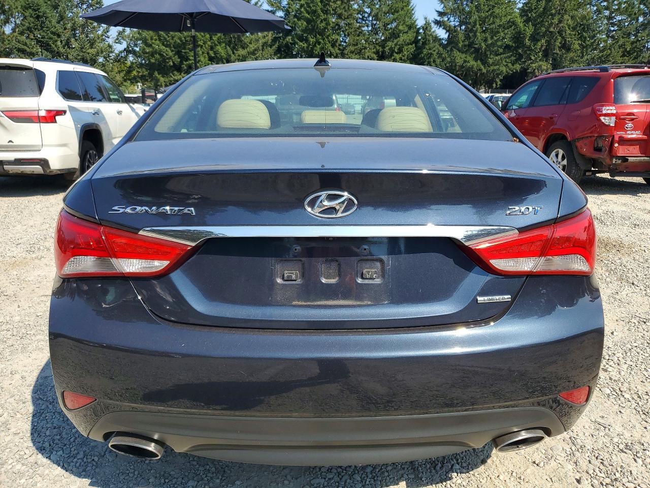 2014 Hyundai Sonata Limited 2.0t Blue vin: 5NPEC4AB5EH852603