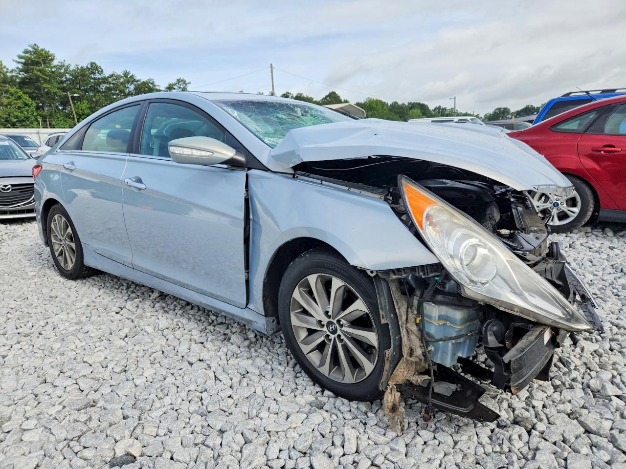 2014 Hyundai Sonata Limited 2.0t Silver vin: 5NPEC4AB5EH889036