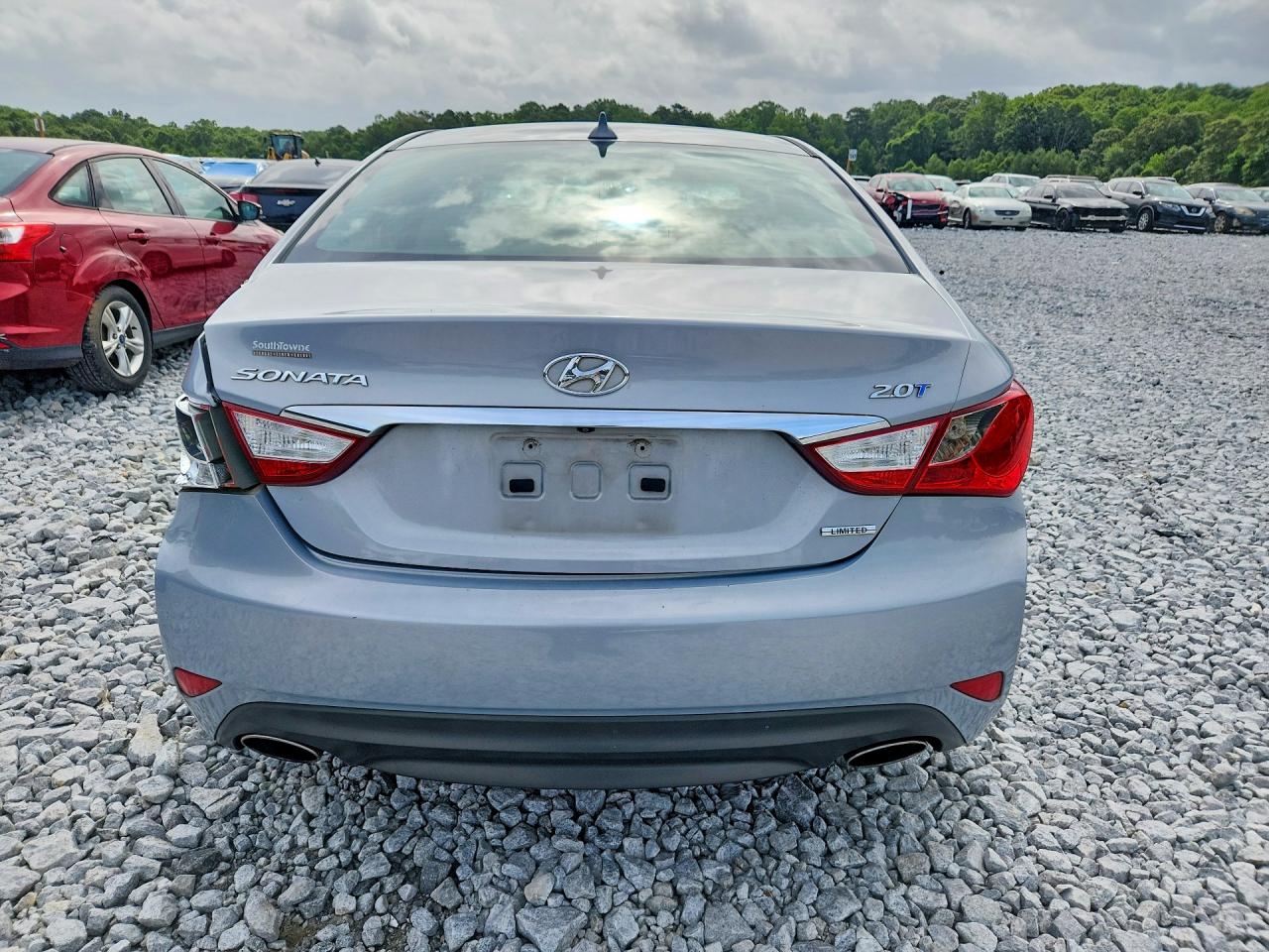 2014 Hyundai Sonata Limited 2.0t Silver vin: 5NPEC4AB5EH889036
