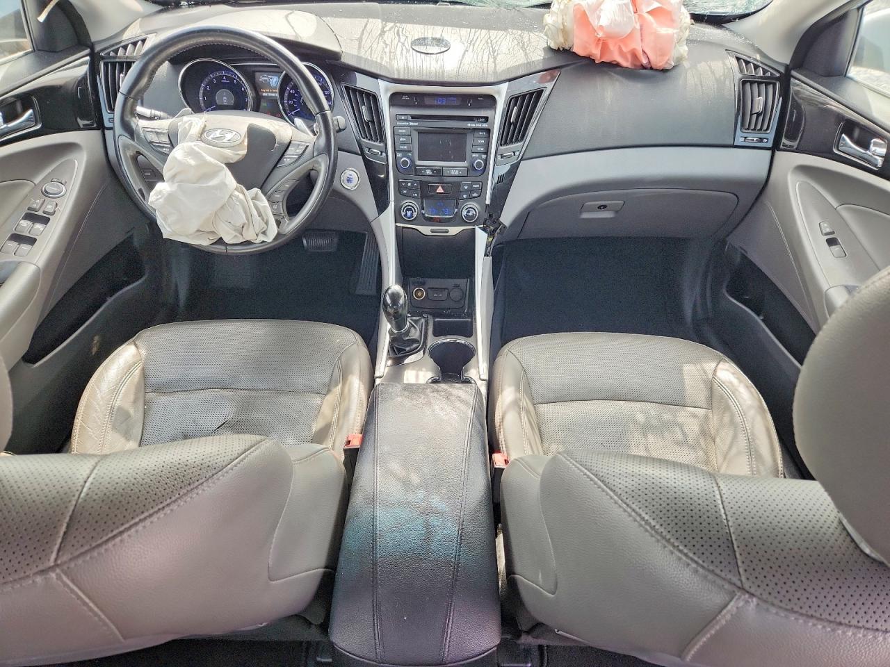 2014 Hyundai Sonata Limited 2.0t Silver vin: 5NPEC4AB5EH889036
