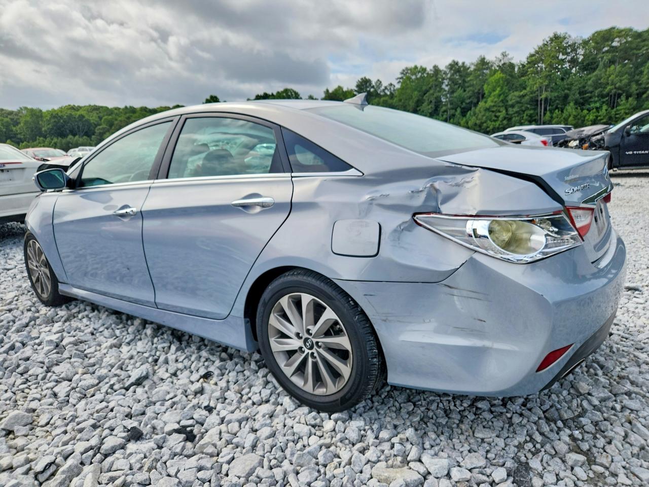 2014 Hyundai Sonata Limited 2.0t Silver vin: 5NPEC4AB5EH889036