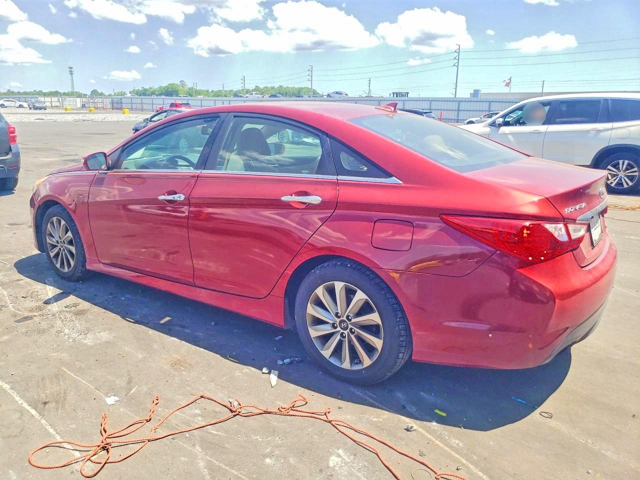 2014 Hyundai Sonata Limited 2.0t Красный vin: 5NPEC4AB5EH901041