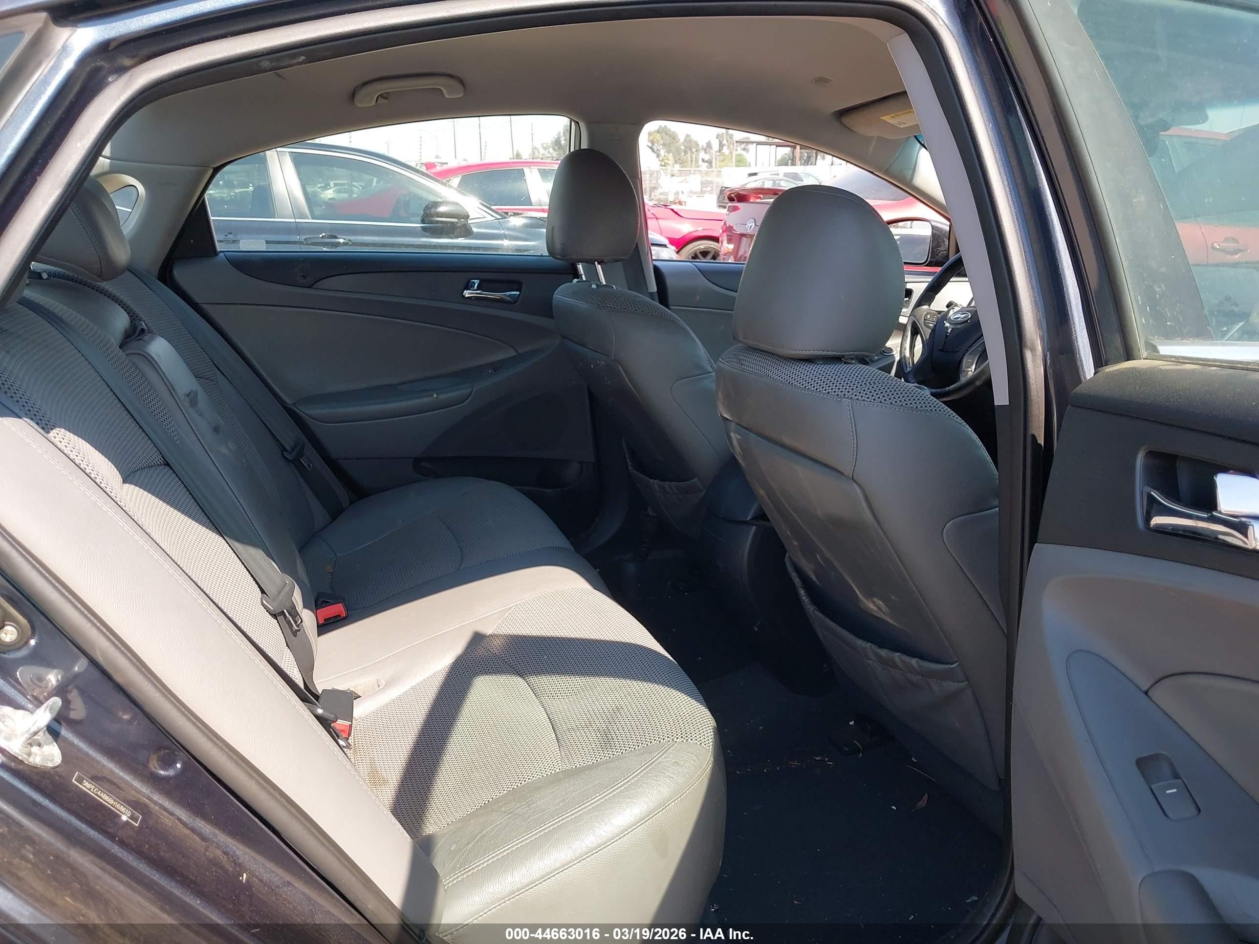 2011 Hyundai Sonata Se 2.0t Gray vin: 5NPEC4AB6BH168610