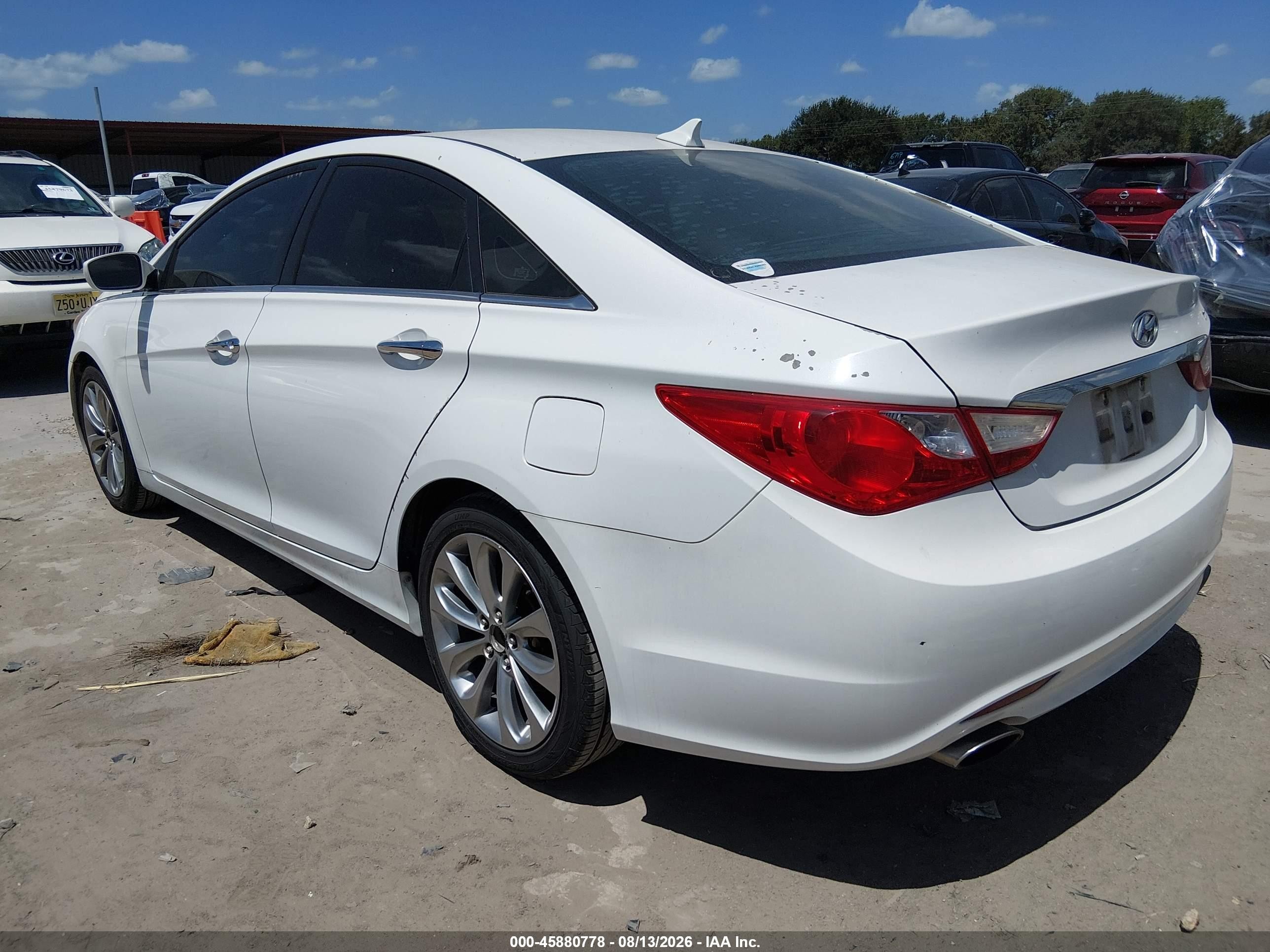 2011 Hyundai Sonata Se 2.0t White vin: 5NPEC4AB6BH192096
