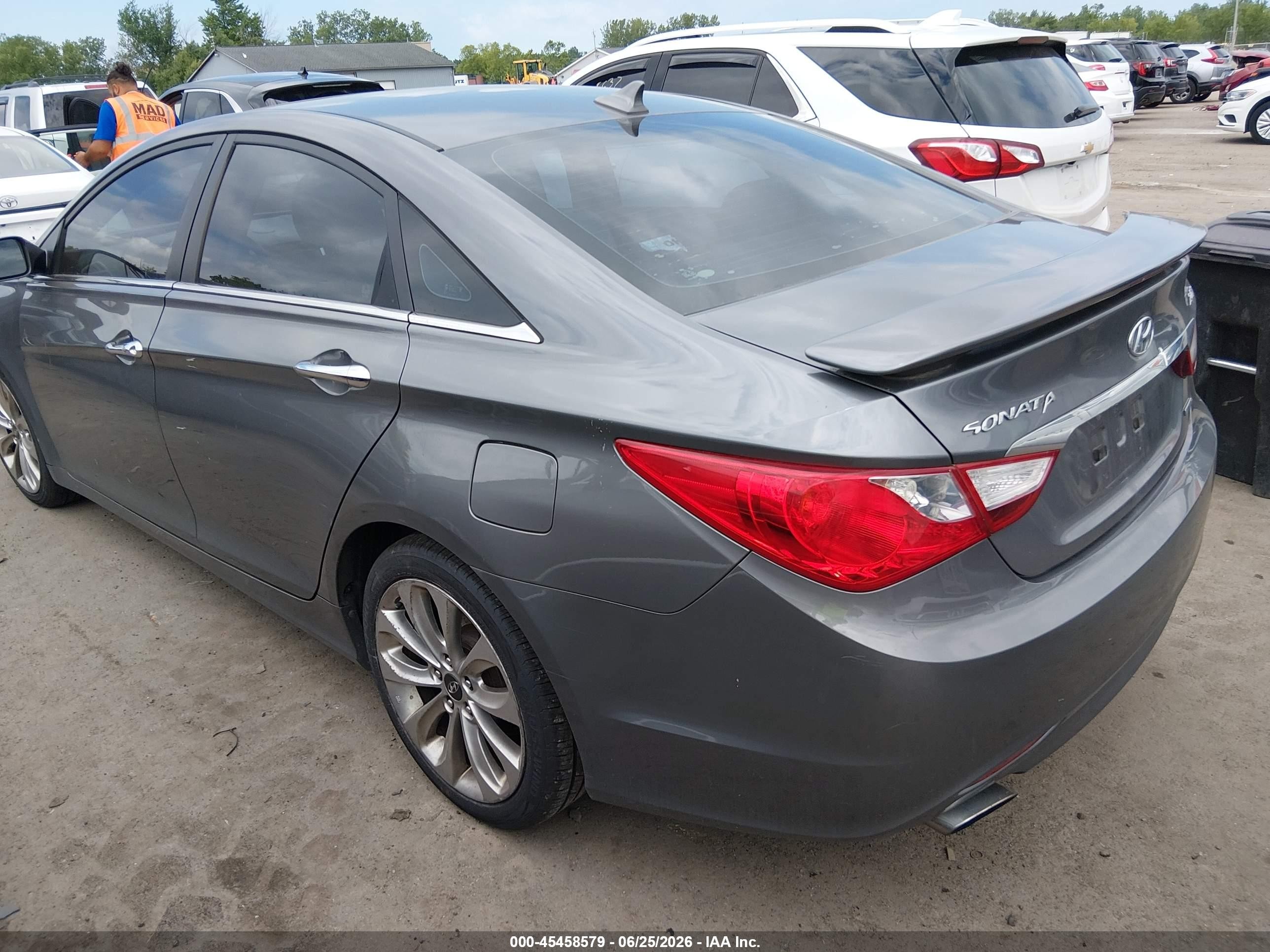 2011 Hyundai Sonata Limited 2.0t Gray vin: 5NPEC4AB6BH202612