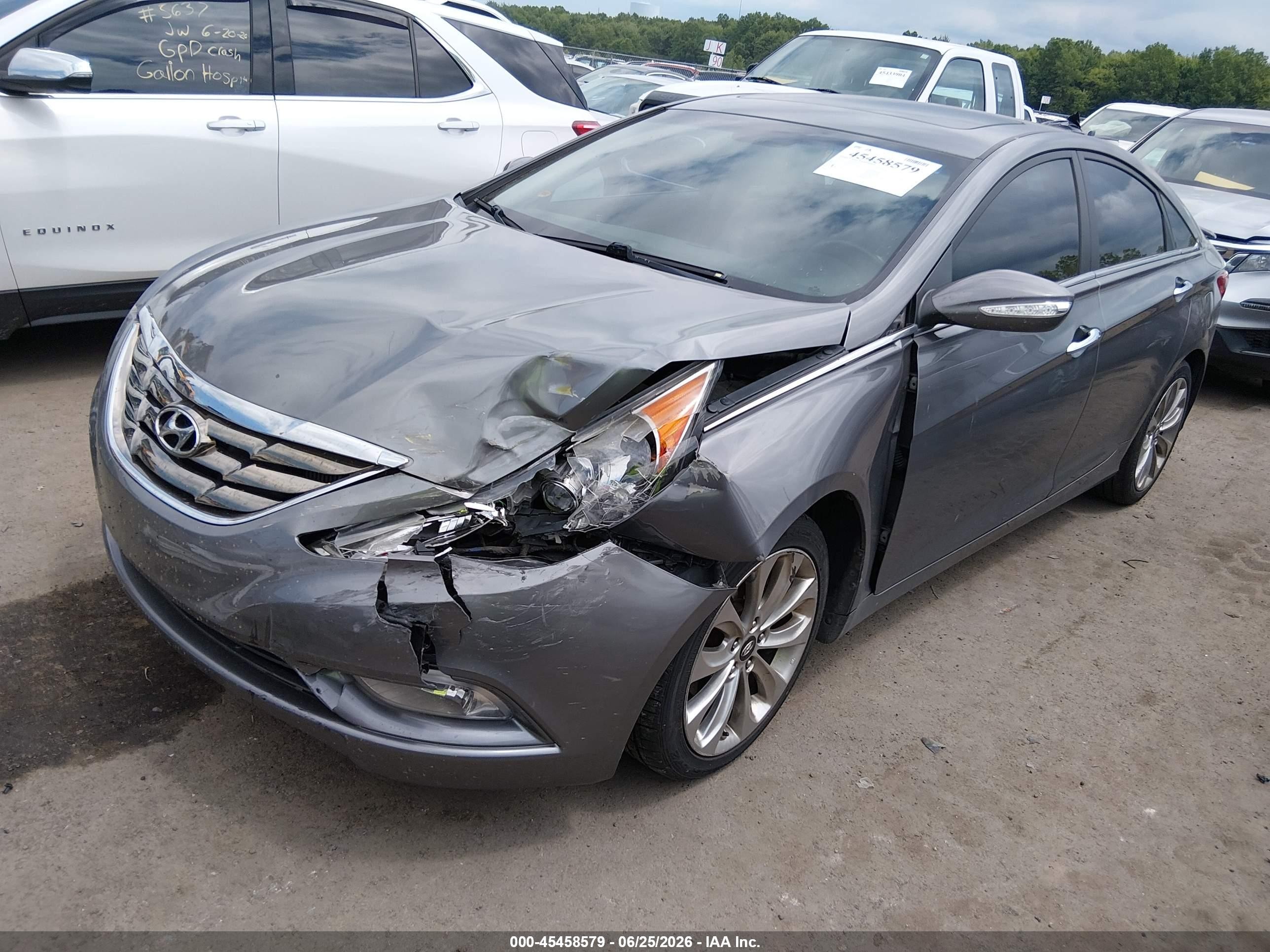 2011 Hyundai Sonata Limited 2.0t Gray vin: 5NPEC4AB6BH202612