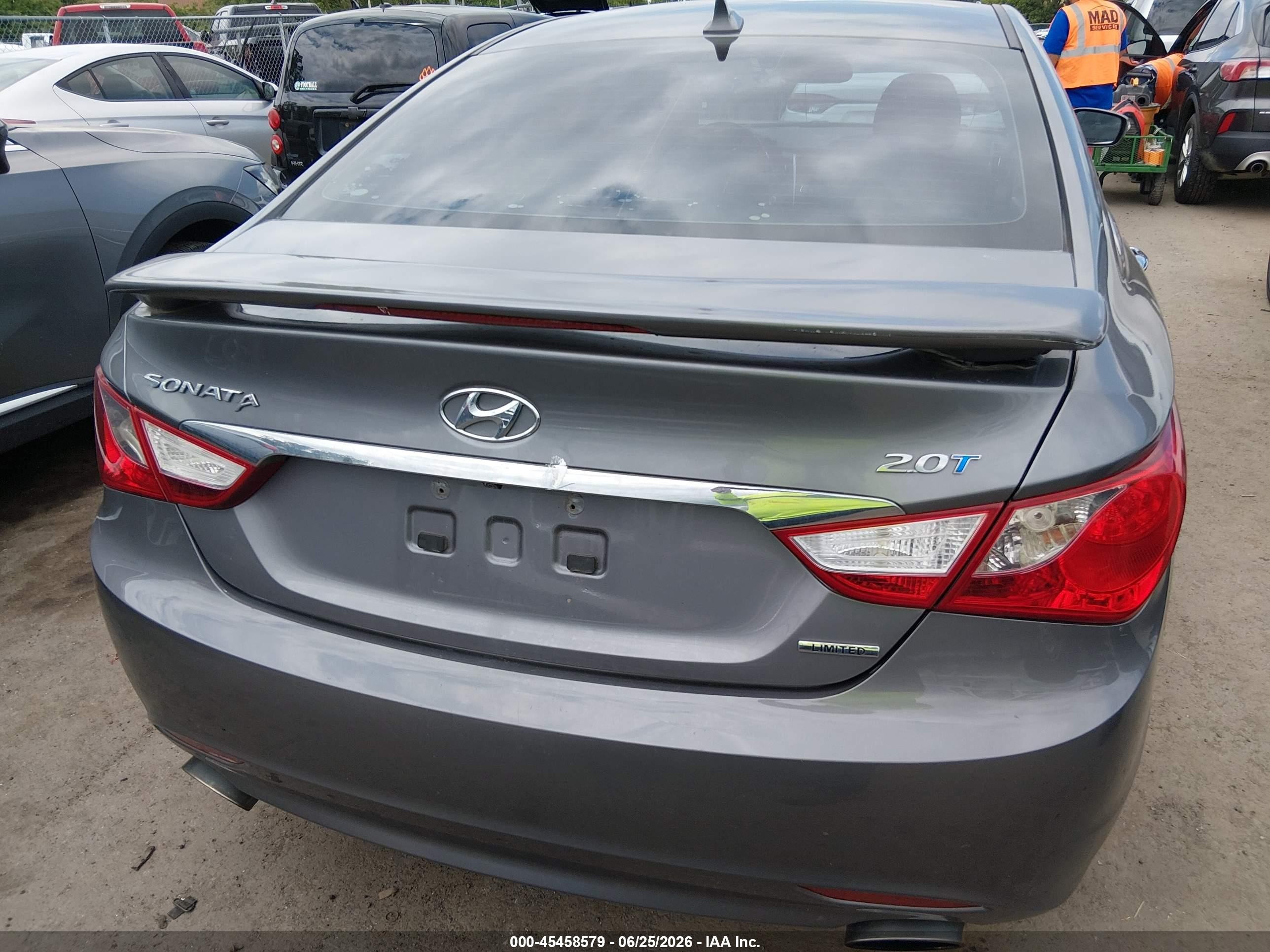 2011 Hyundai Sonata Limited 2.0t Gray vin: 5NPEC4AB6BH202612