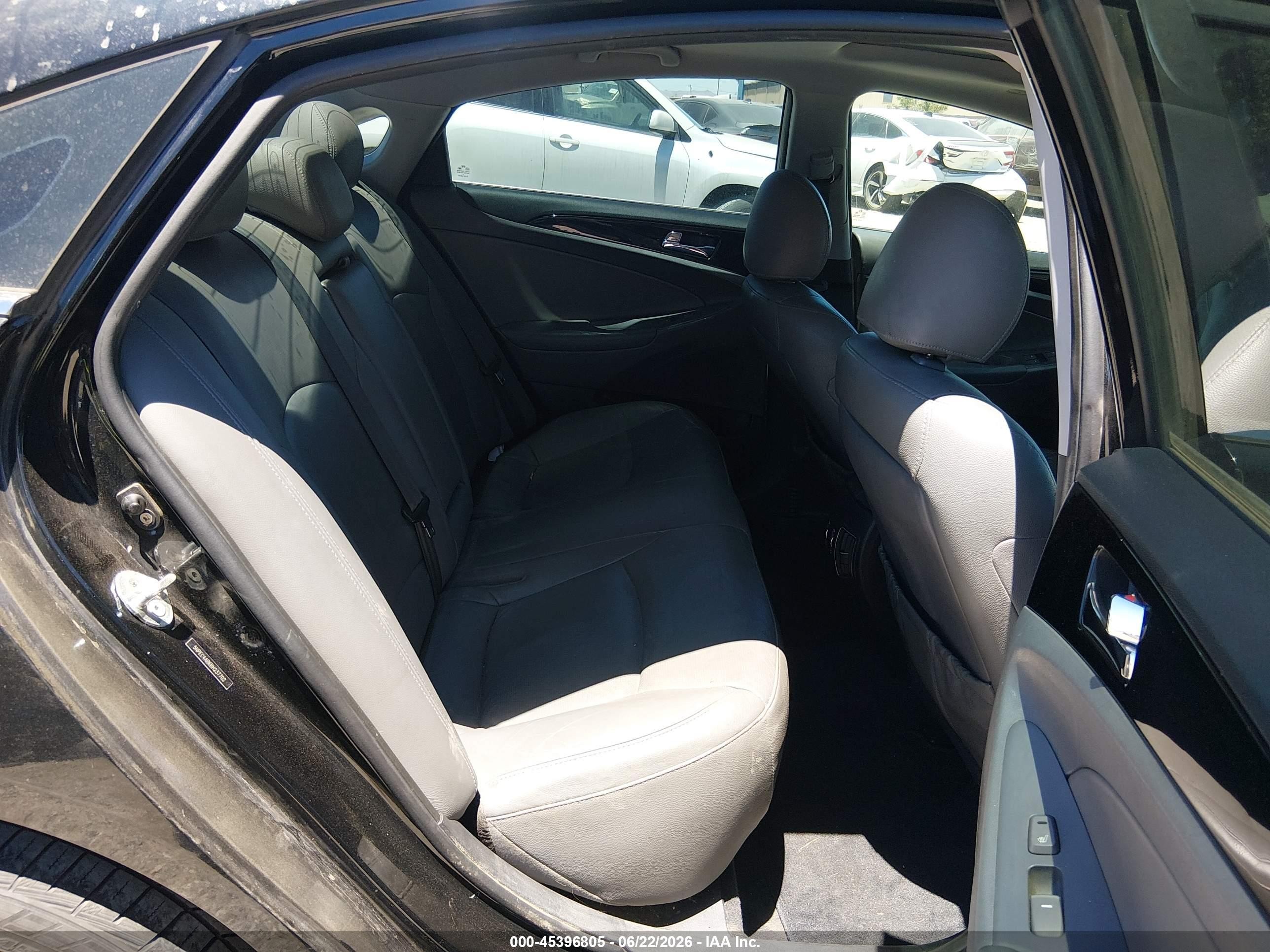 2011 Hyundai Sonata Limited 2.0t Black vin: 5NPEC4AB6BH237702