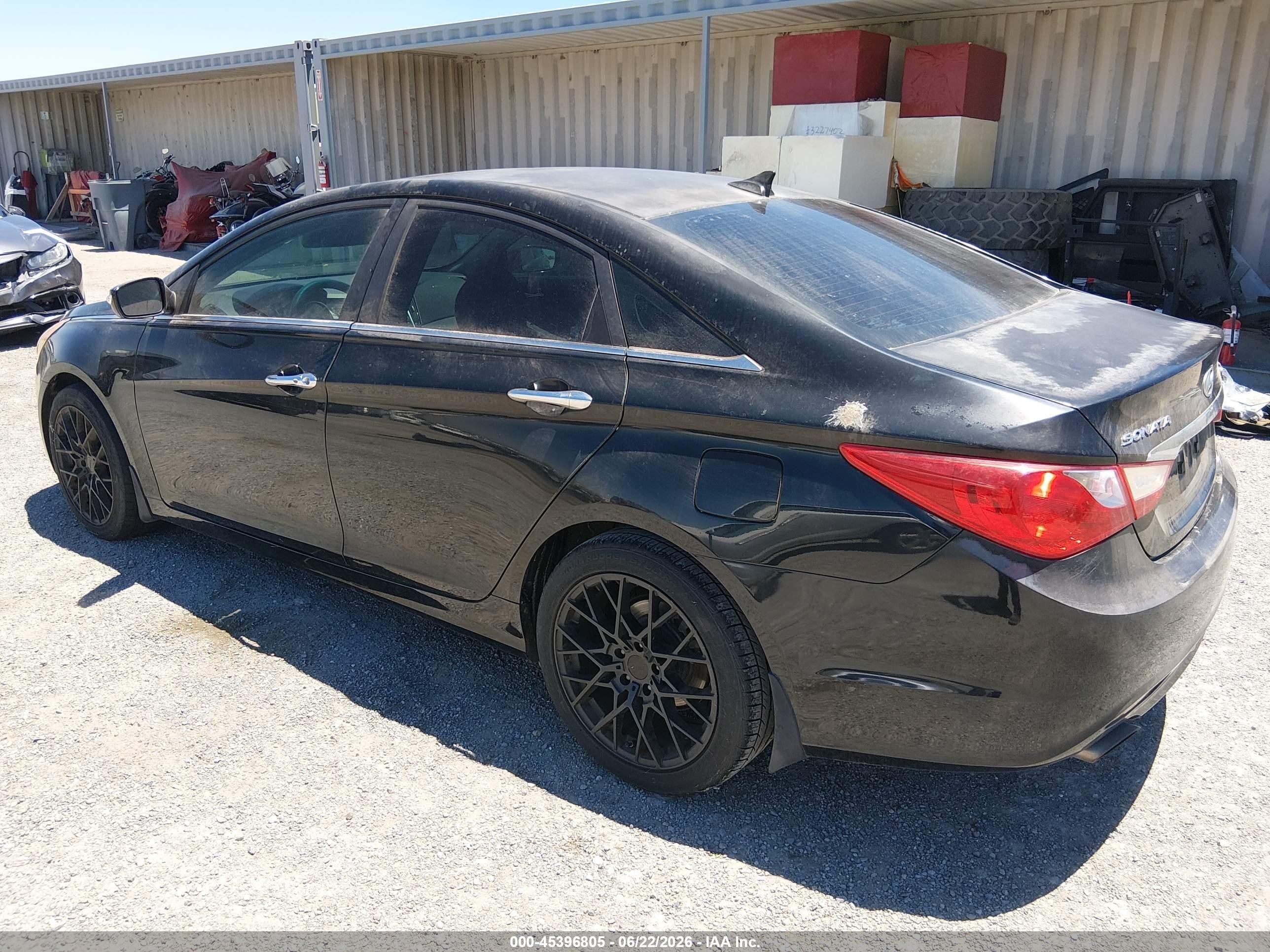 2011 Hyundai Sonata Limited 2.0t Black vin: 5NPEC4AB6BH237702