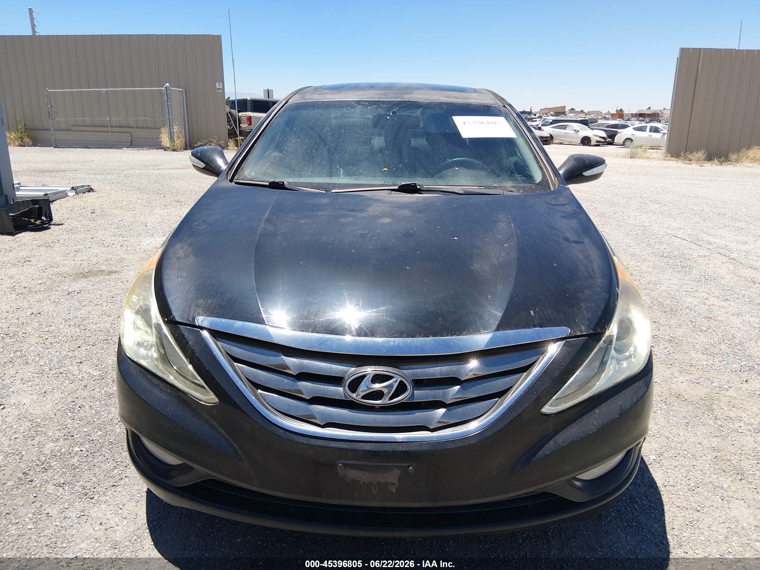 2011 Hyundai Sonata Limited 2.0t Black vin: 5NPEC4AB6BH237702