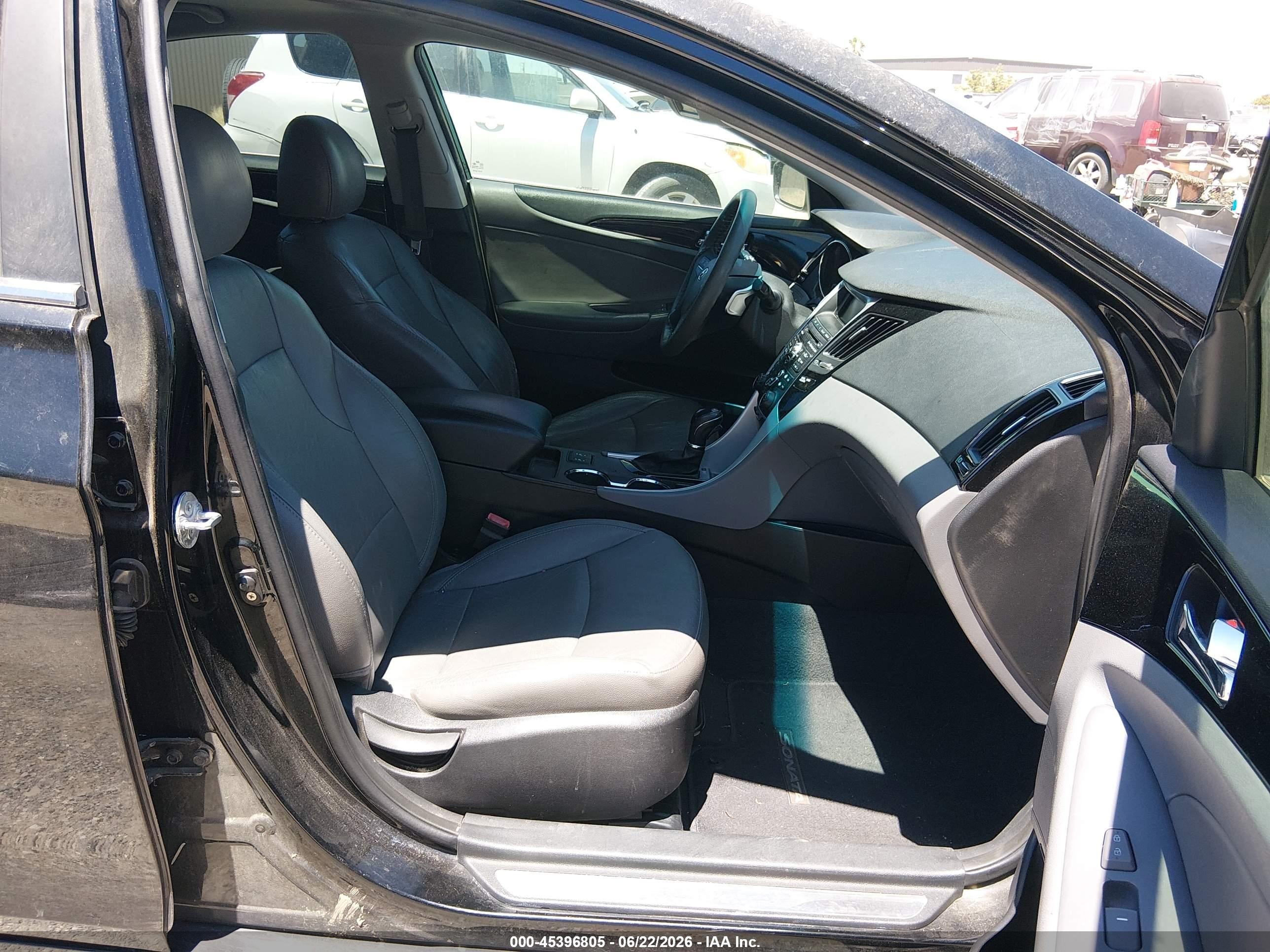 2011 Hyundai Sonata Limited 2.0t Black vin: 5NPEC4AB6BH237702