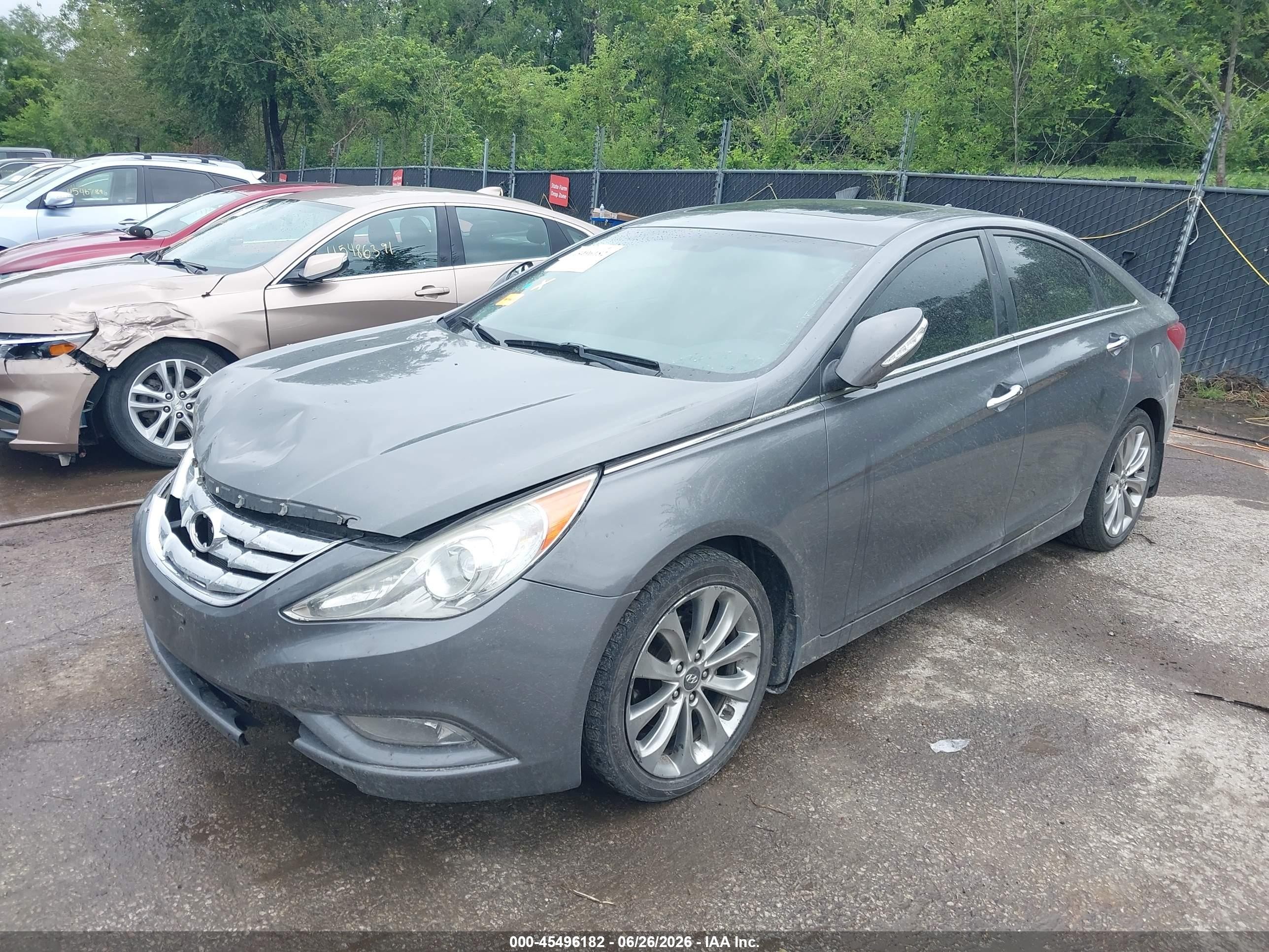 2011 Hyundai Sonata Limited 2.0t Gray vin: 5NPEC4AB6BH256525