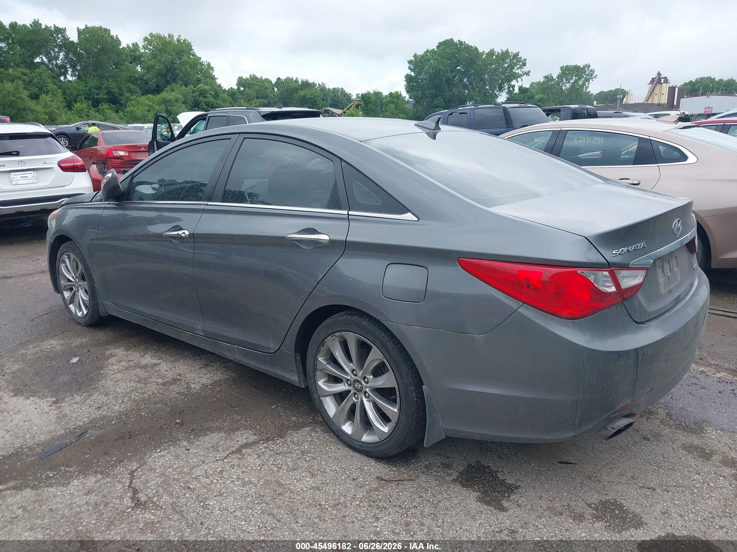 2011 Hyundai Sonata Limited 2.0t Gray vin: 5NPEC4AB6BH256525