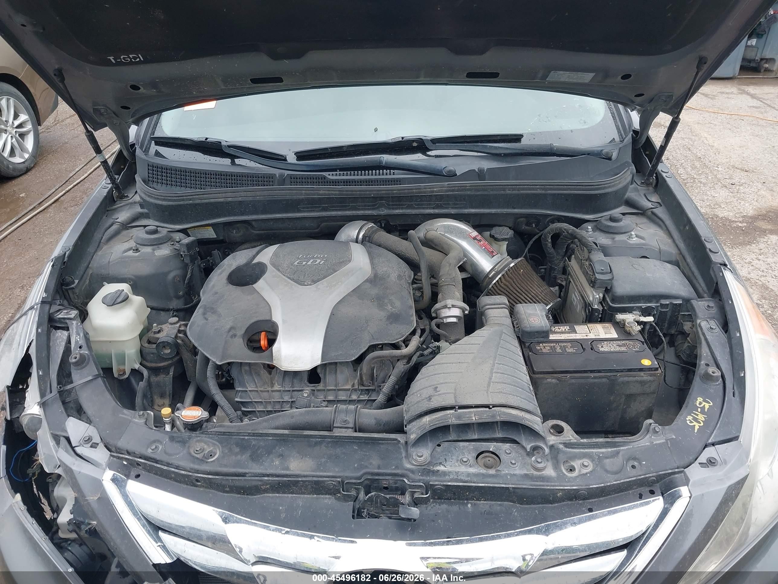 2011 Hyundai Sonata Limited 2.0t Gray vin: 5NPEC4AB6BH256525