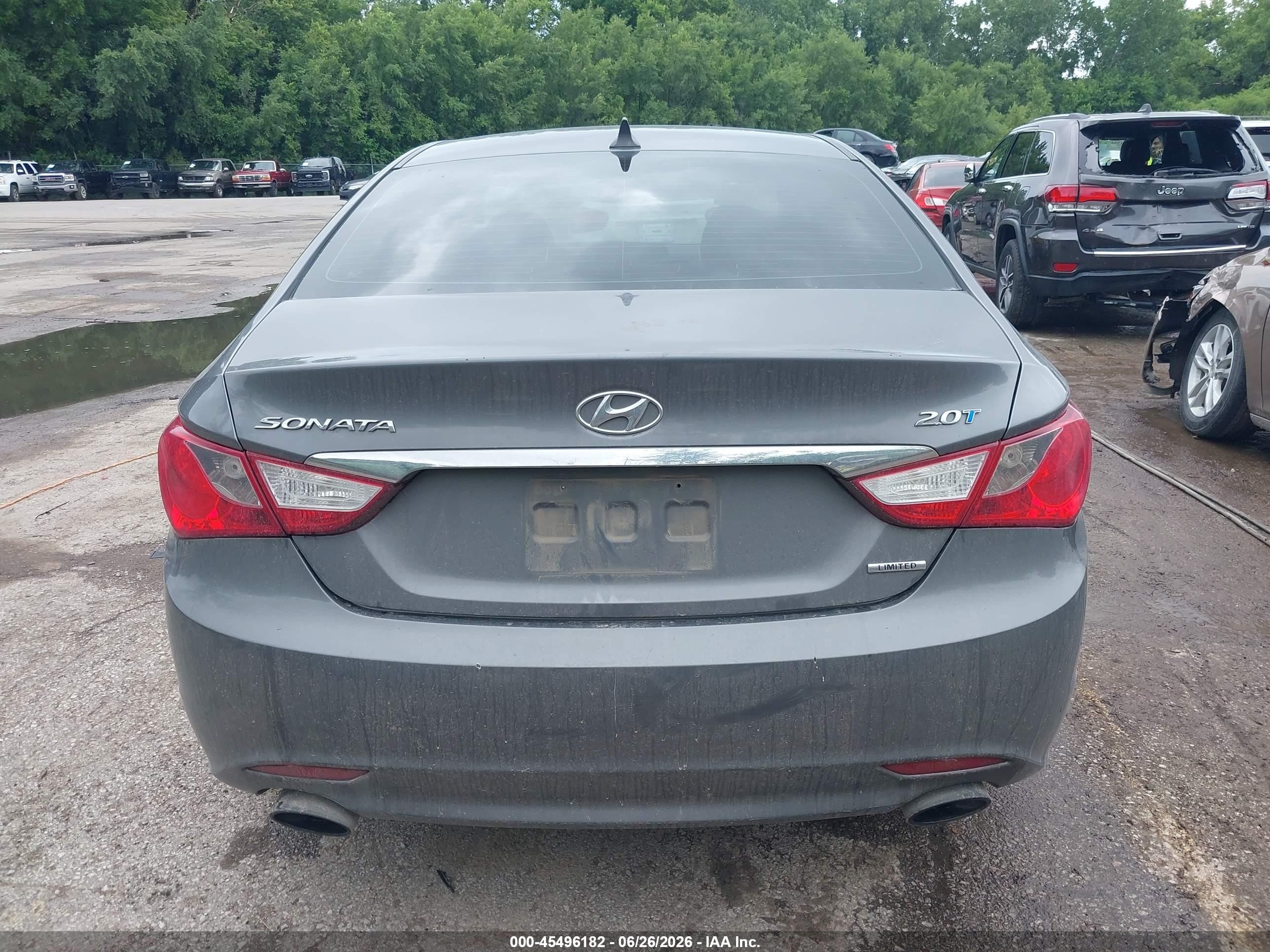 2011 Hyundai Sonata Limited 2.0t Gray vin: 5NPEC4AB6BH256525
