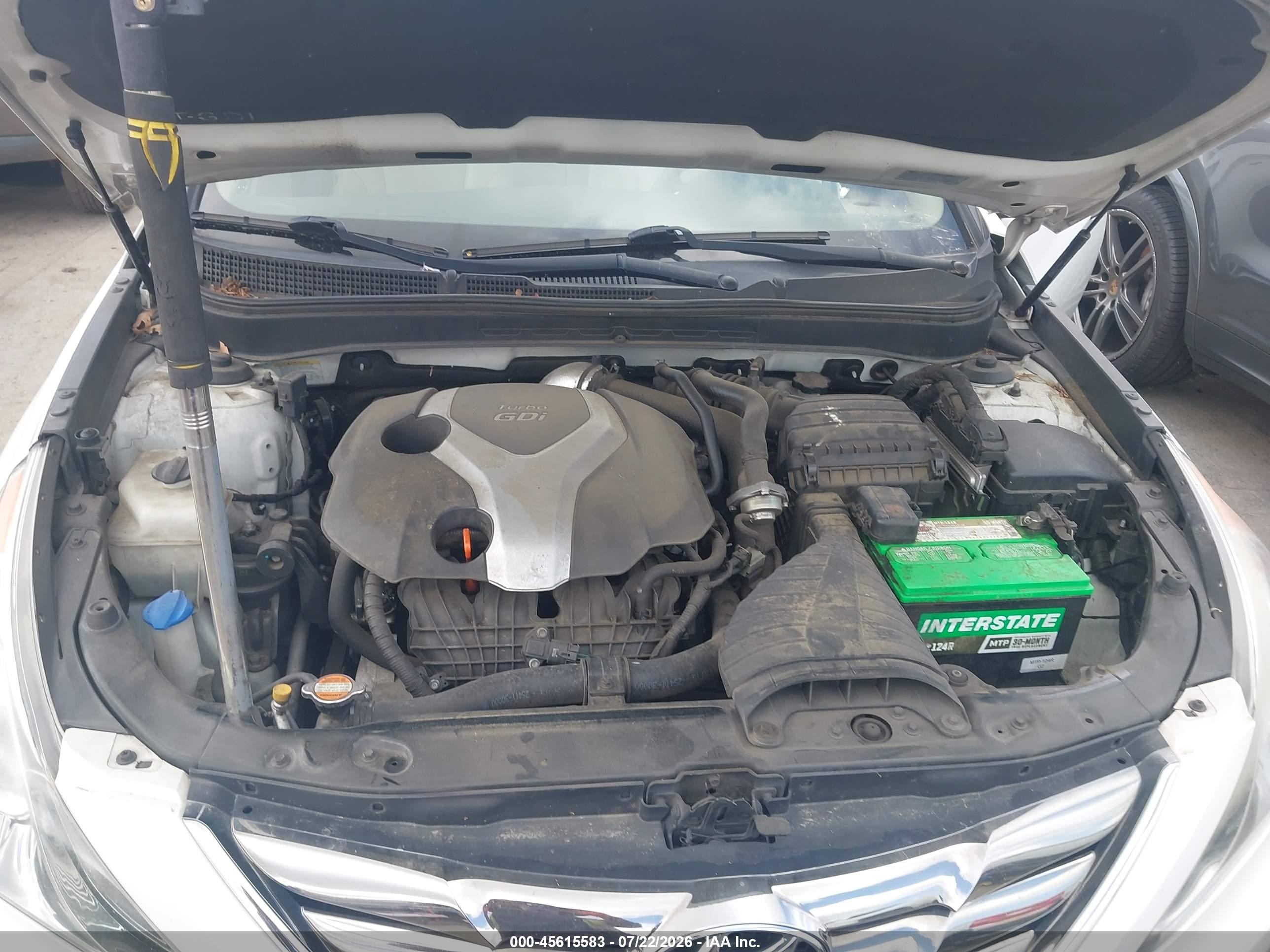 2011 Hyundai Sonata Limited 2.0t White vin: 5NPEC4AB6BH307604