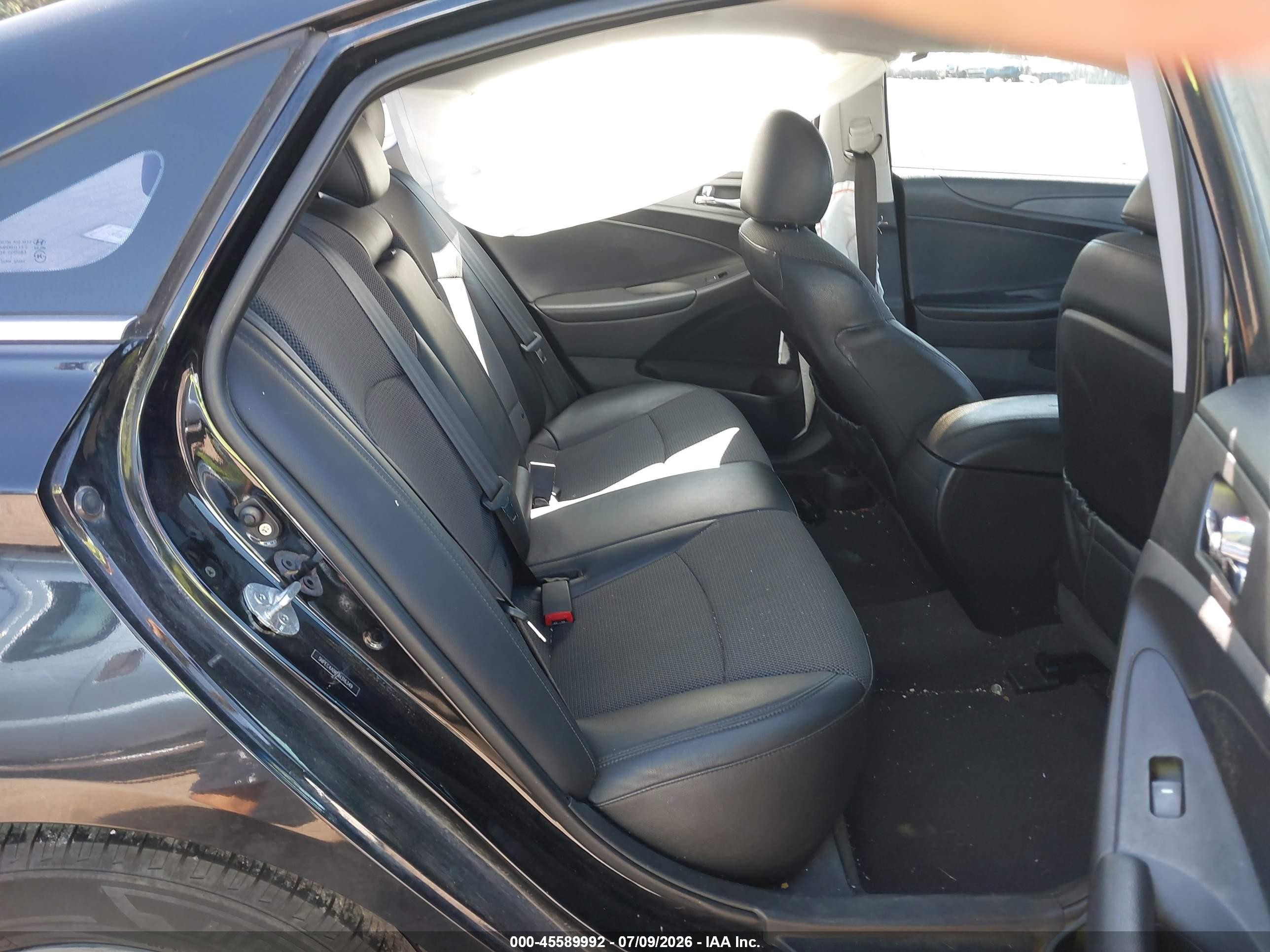 2011 Hyundai Sonata Se 2.0t Black vin: 5NPEC4AB6BH316349