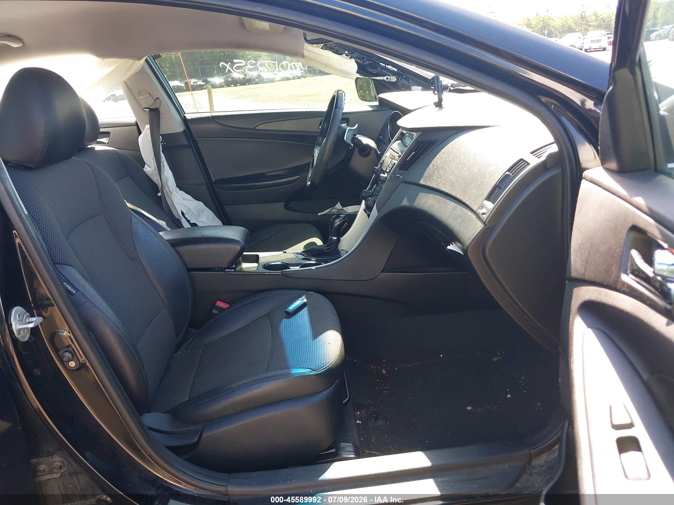 2011 Hyundai Sonata Se 2.0t Black vin: 5NPEC4AB6BH316349