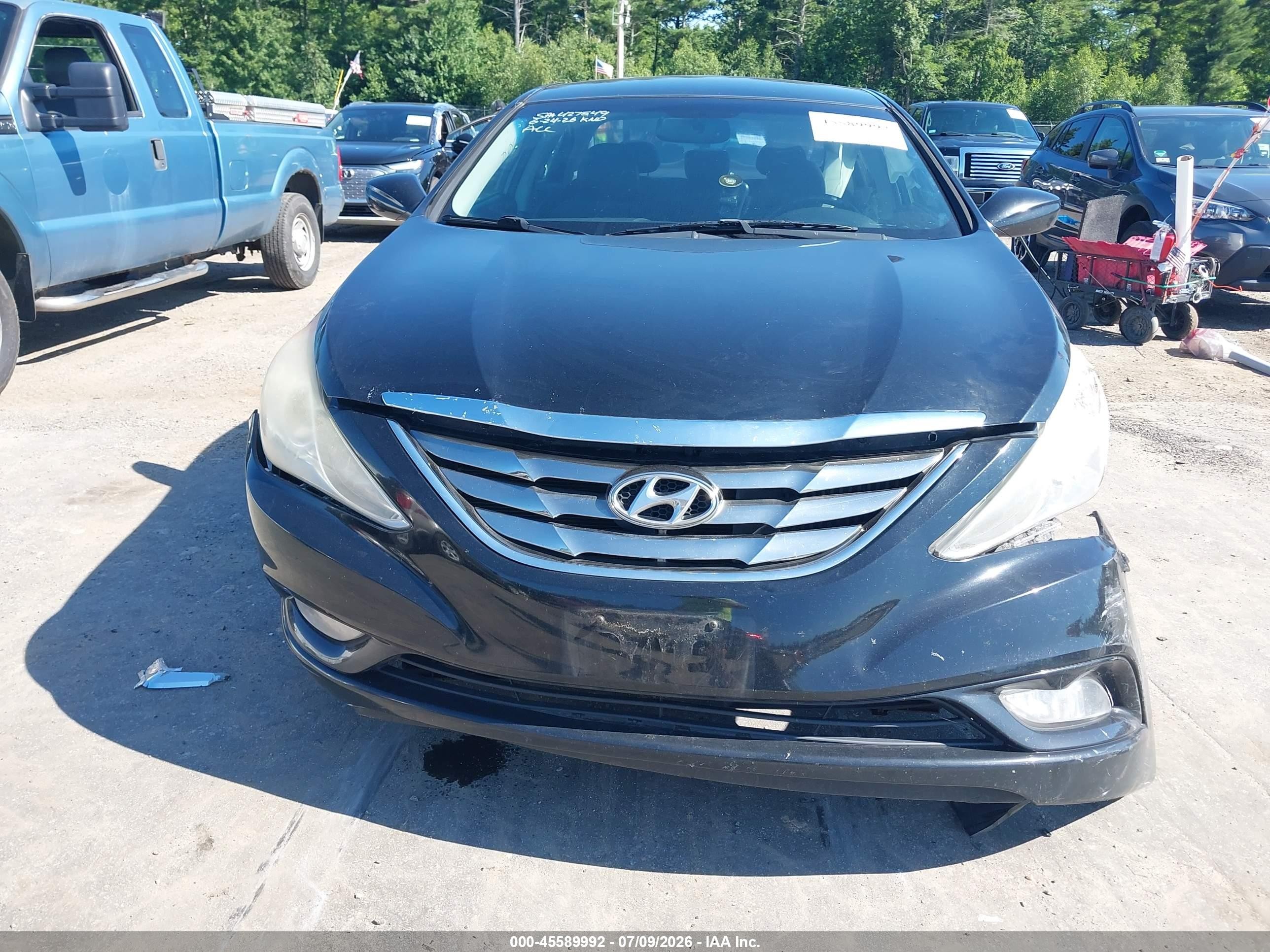 2011 Hyundai Sonata Se 2.0t Black vin: 5NPEC4AB6BH316349