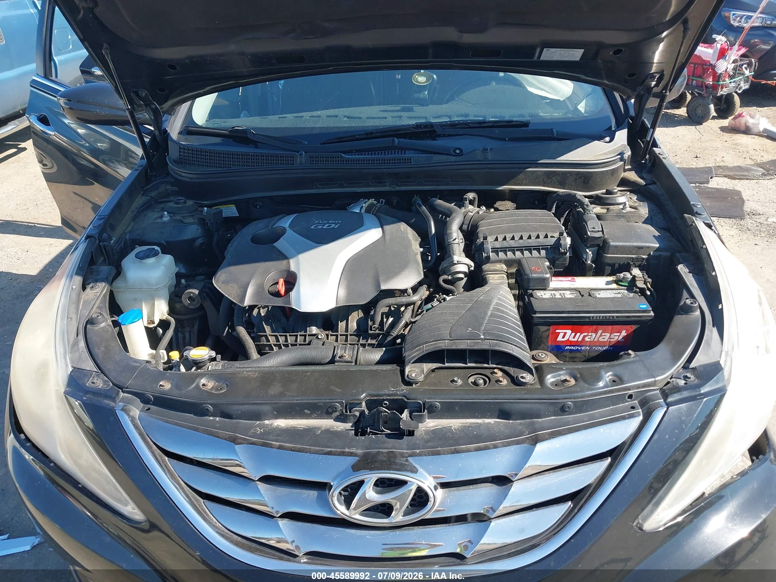 2011 Hyundai Sonata Se 2.0t Black vin: 5NPEC4AB6BH316349