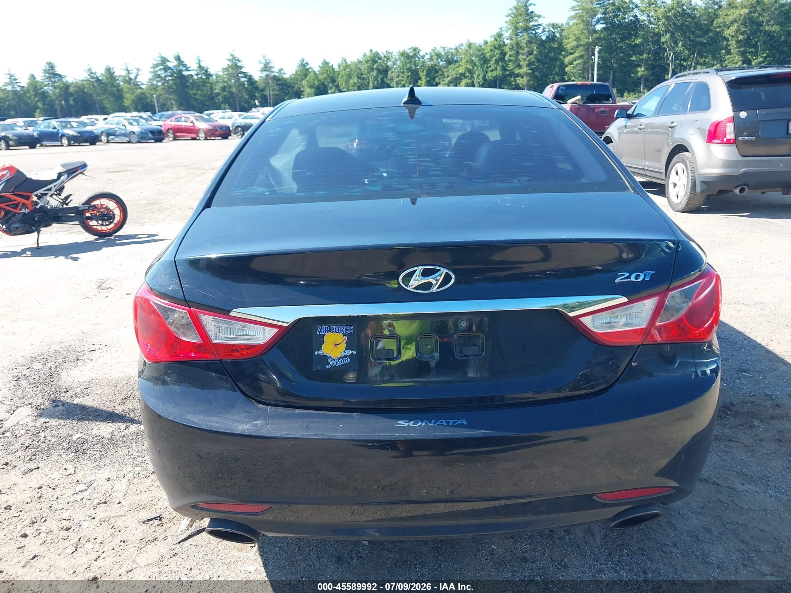 2011 Hyundai Sonata Se 2.0t Black vin: 5NPEC4AB6BH316349