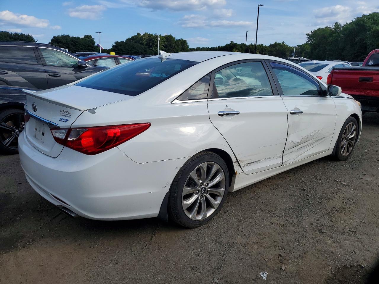 2012 Hyundai Sonata Se 2.0t White vin: 5NPEC4AB6CH364922